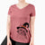 Witch Henry the Havanese - Women's V-neck Shirt