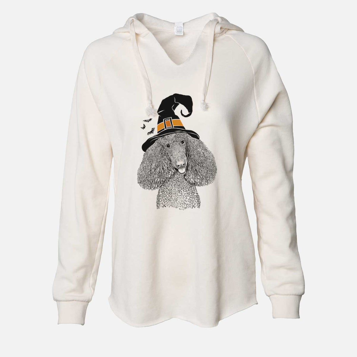 Witch Henry the Standard Poodle - Cali Wave Hooded Sweatshirt