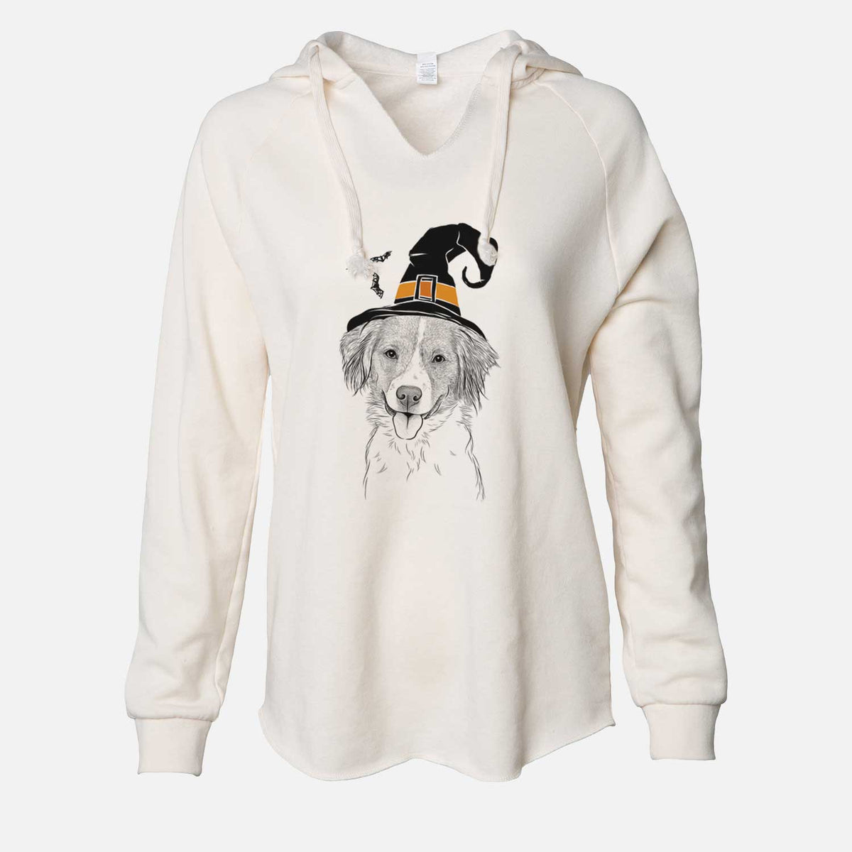 Witch Hercules the Nederlandse Kooikerhondje - Cali Wave Hooded Sweatshirt