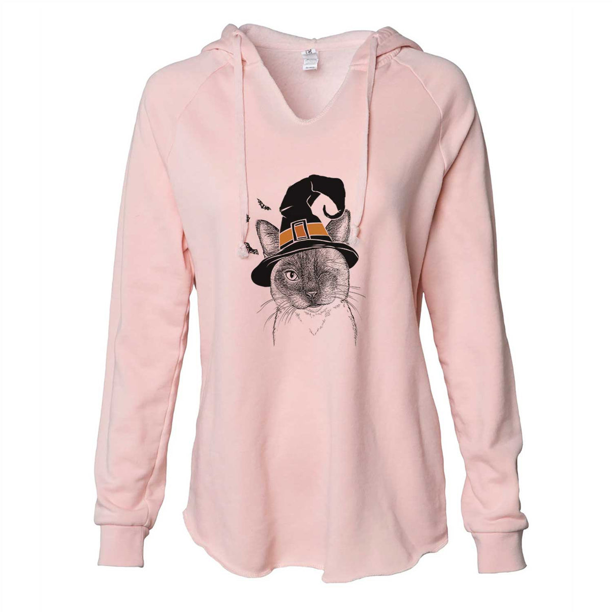 Witch Hoggle the Siamese Cat - Cali Wave Hooded Sweatshirt