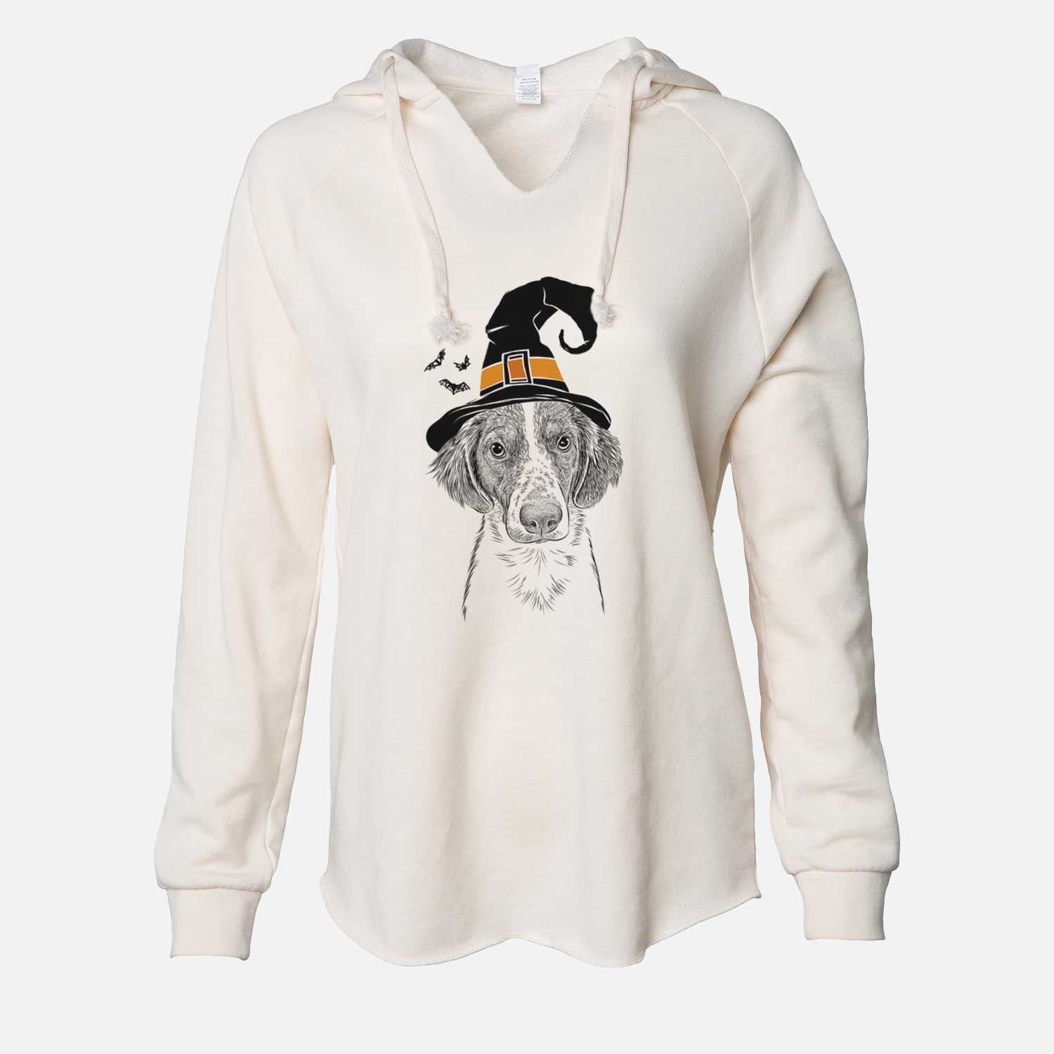 Witch Holly the Brittany Spaniel - Cali Wave Hooded Sweatshirt