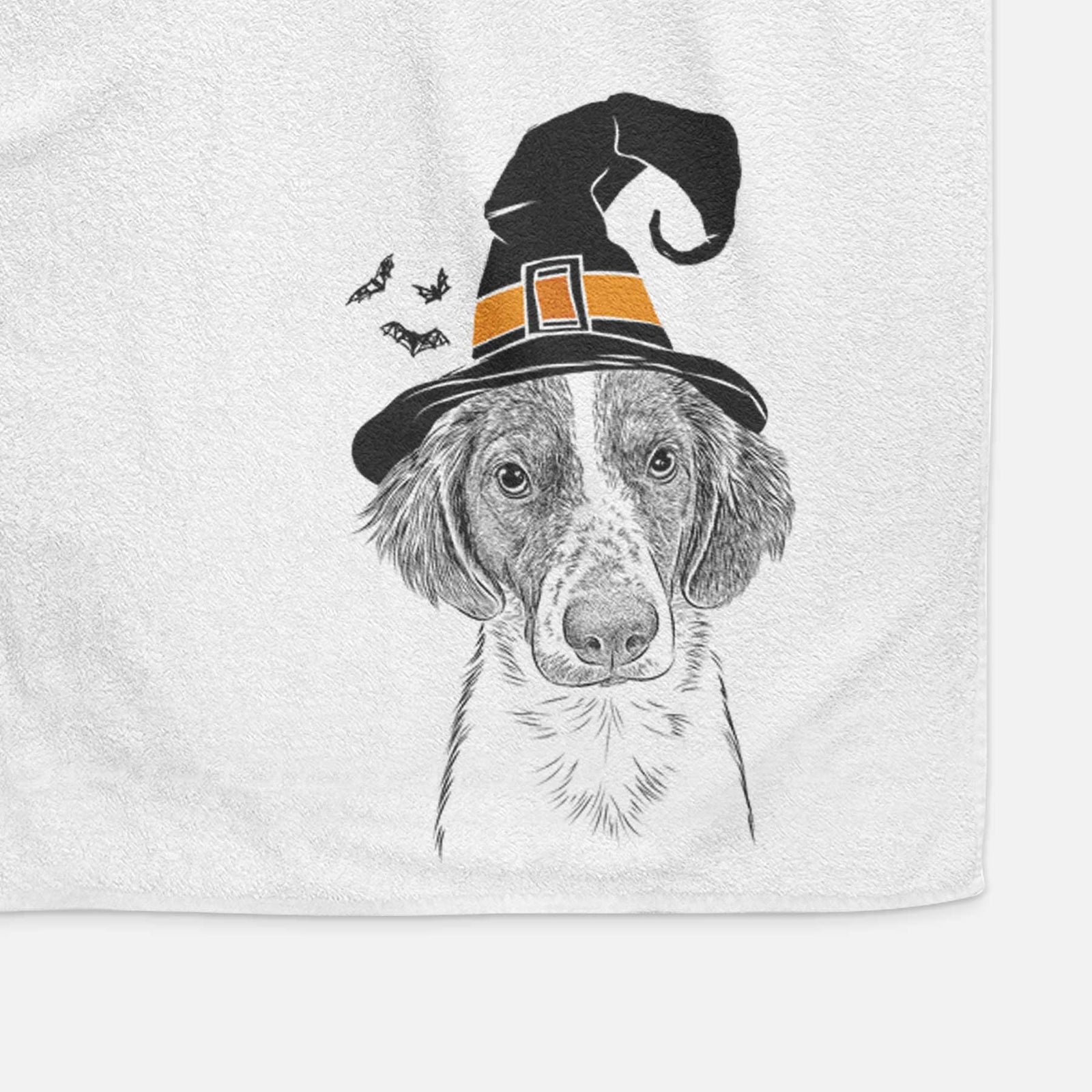Holly the Brittany Spaniel Decorative Hand Towel
