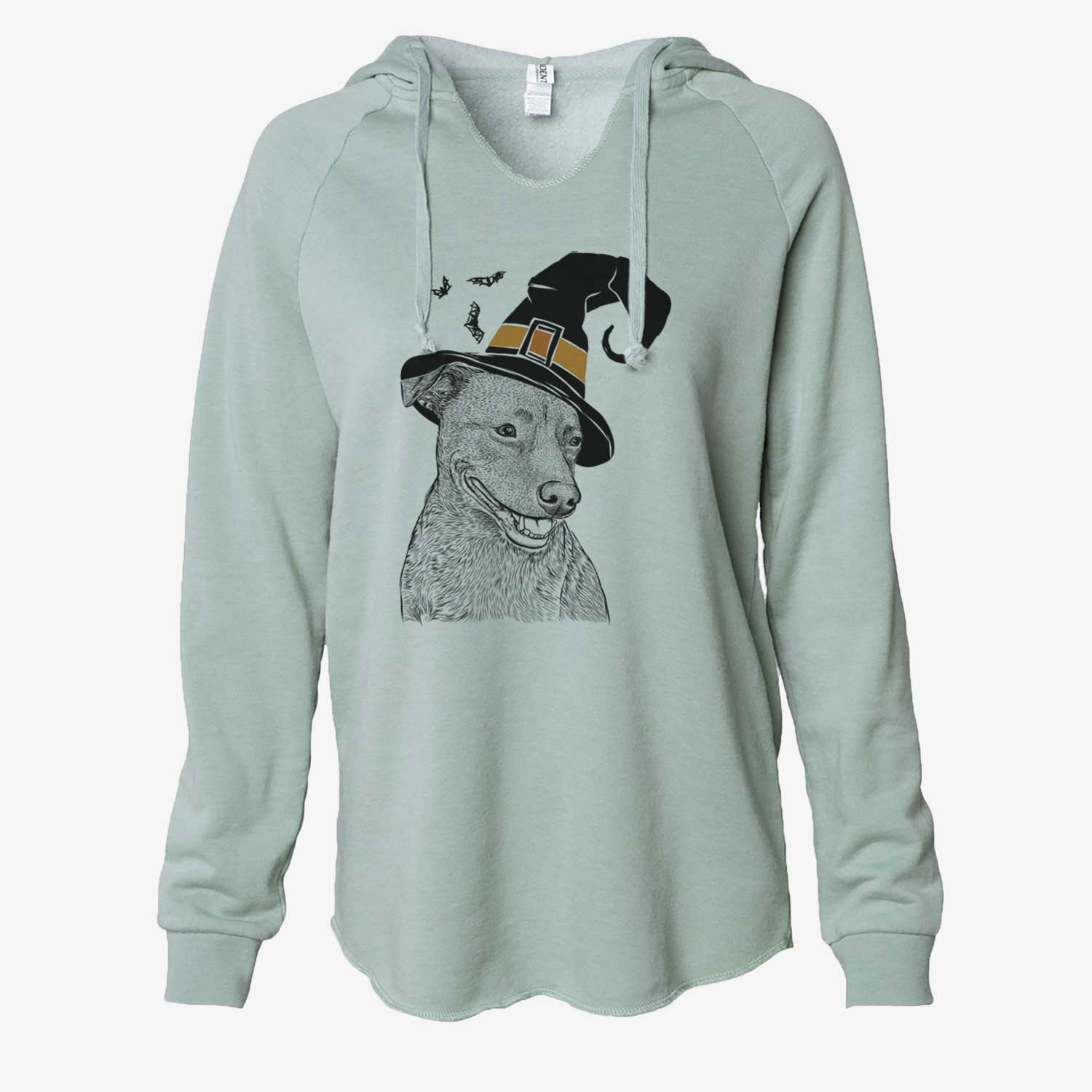 Witch Honey the Lab Pit Mix - Cali Wave Hooded Sweatshirt