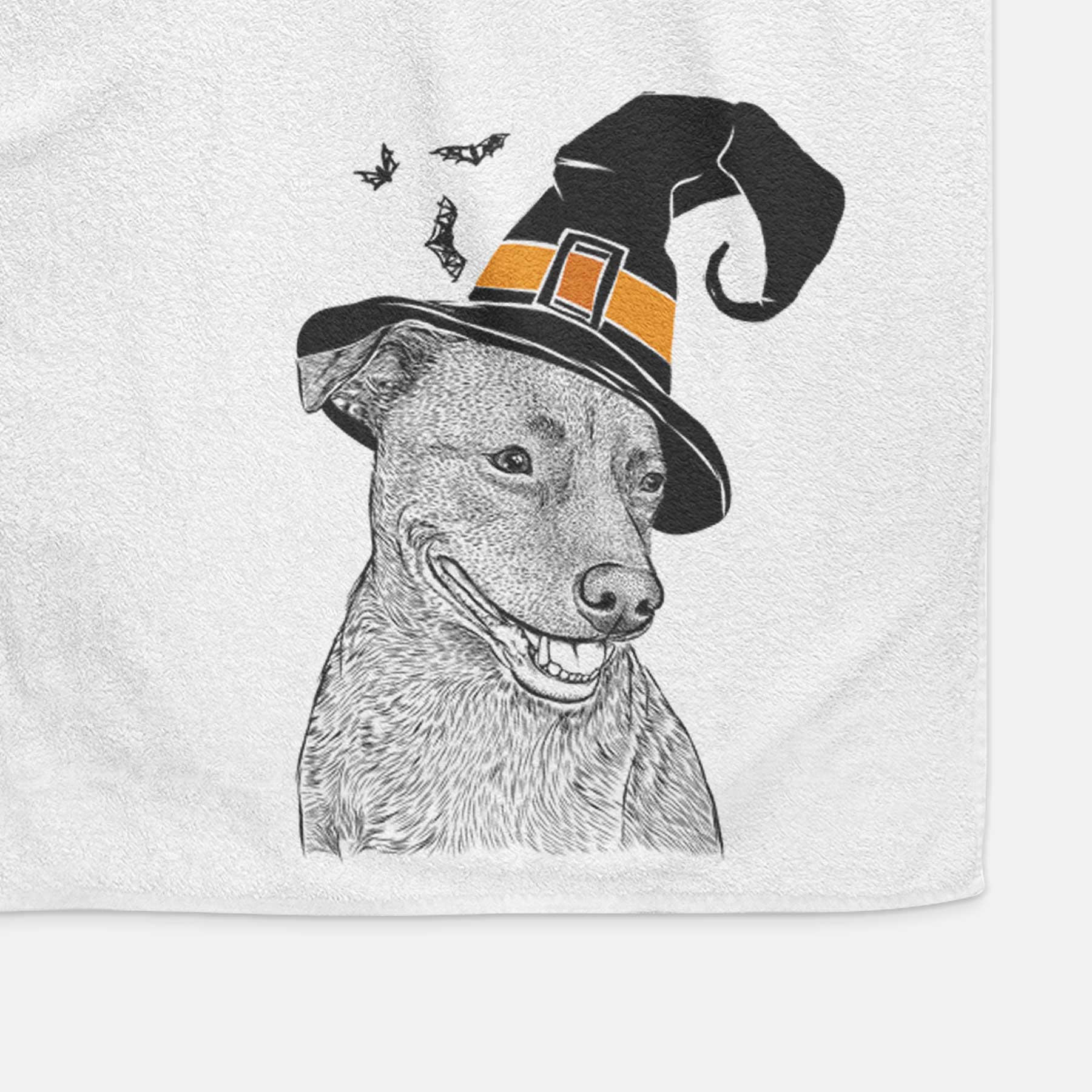 Honey the Lab Pit Mix Decorative Hand Towel