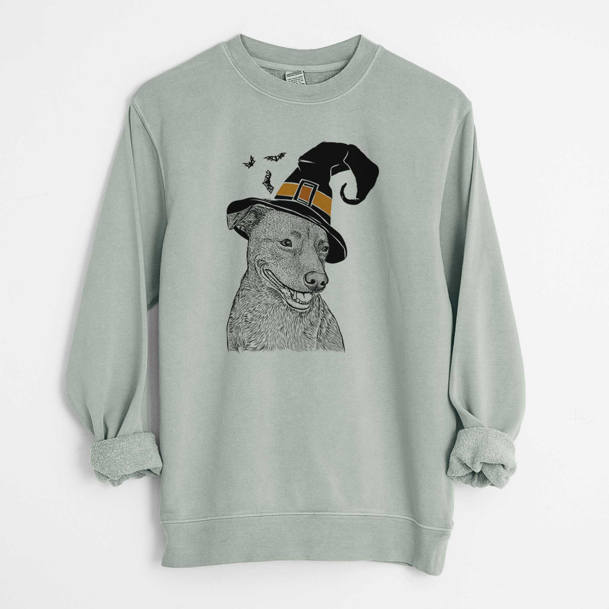 Witch Honey the Lab Pit Mix - Unisex Pigment Dyed Crew Sweatshirt