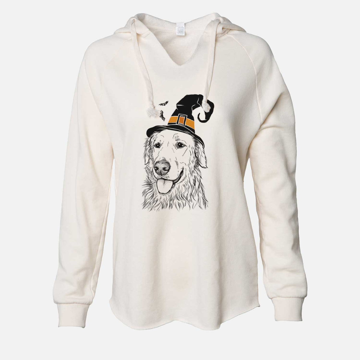 Witch Hopper the Golden Retriever - Cali Wave Hooded Sweatshirt
