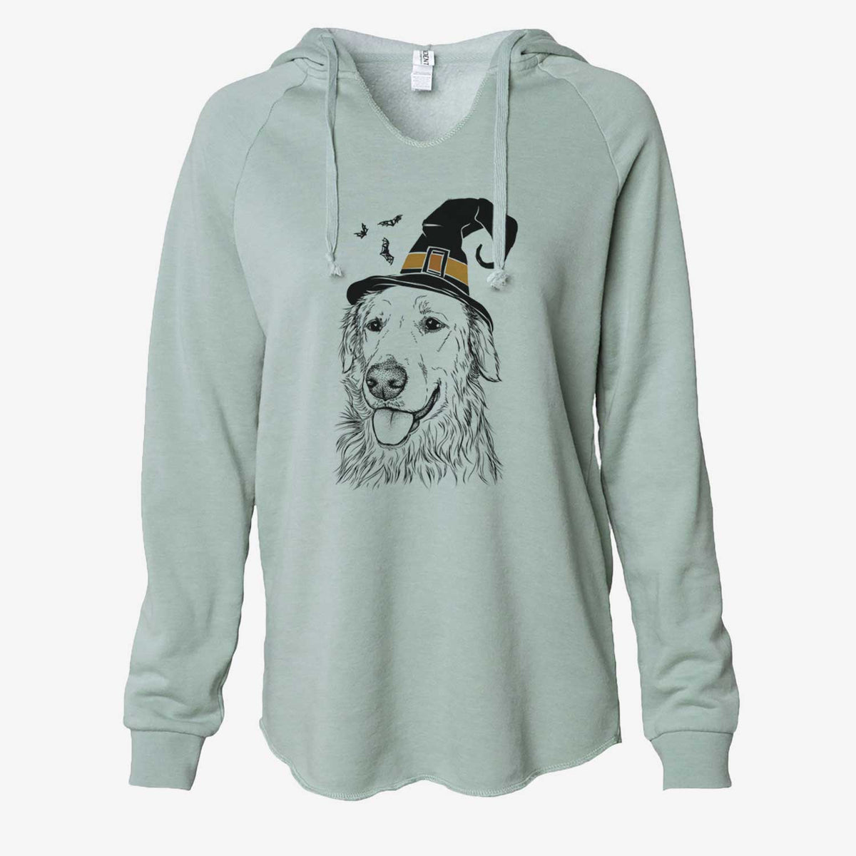 Witch Hopper the Golden Retriever - Cali Wave Hooded Sweatshirt