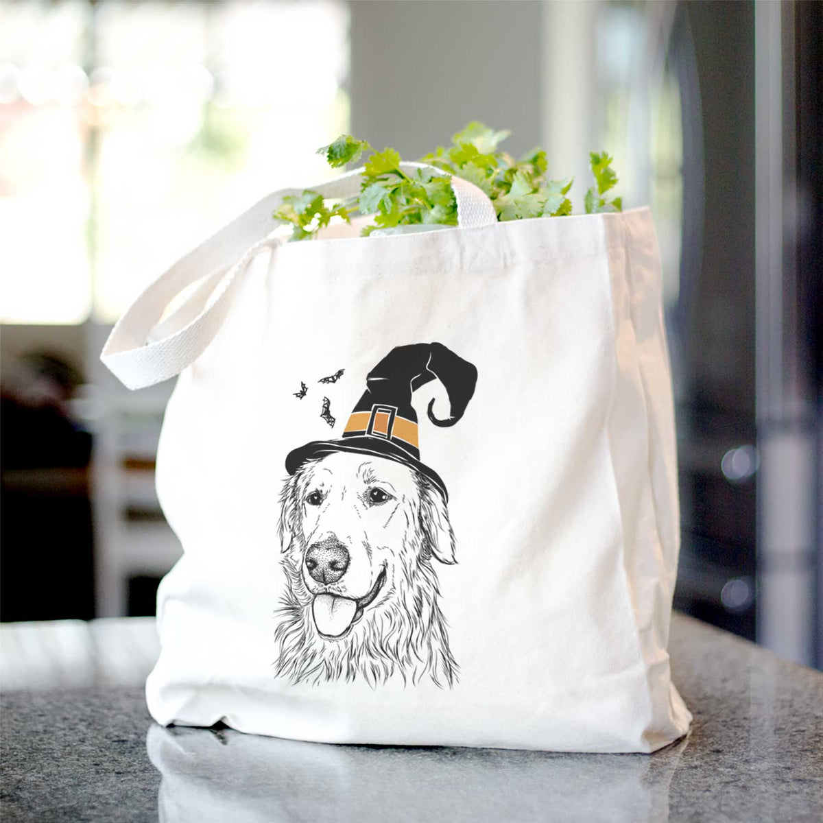 Hopper the Golden Retriever - Tote Bag