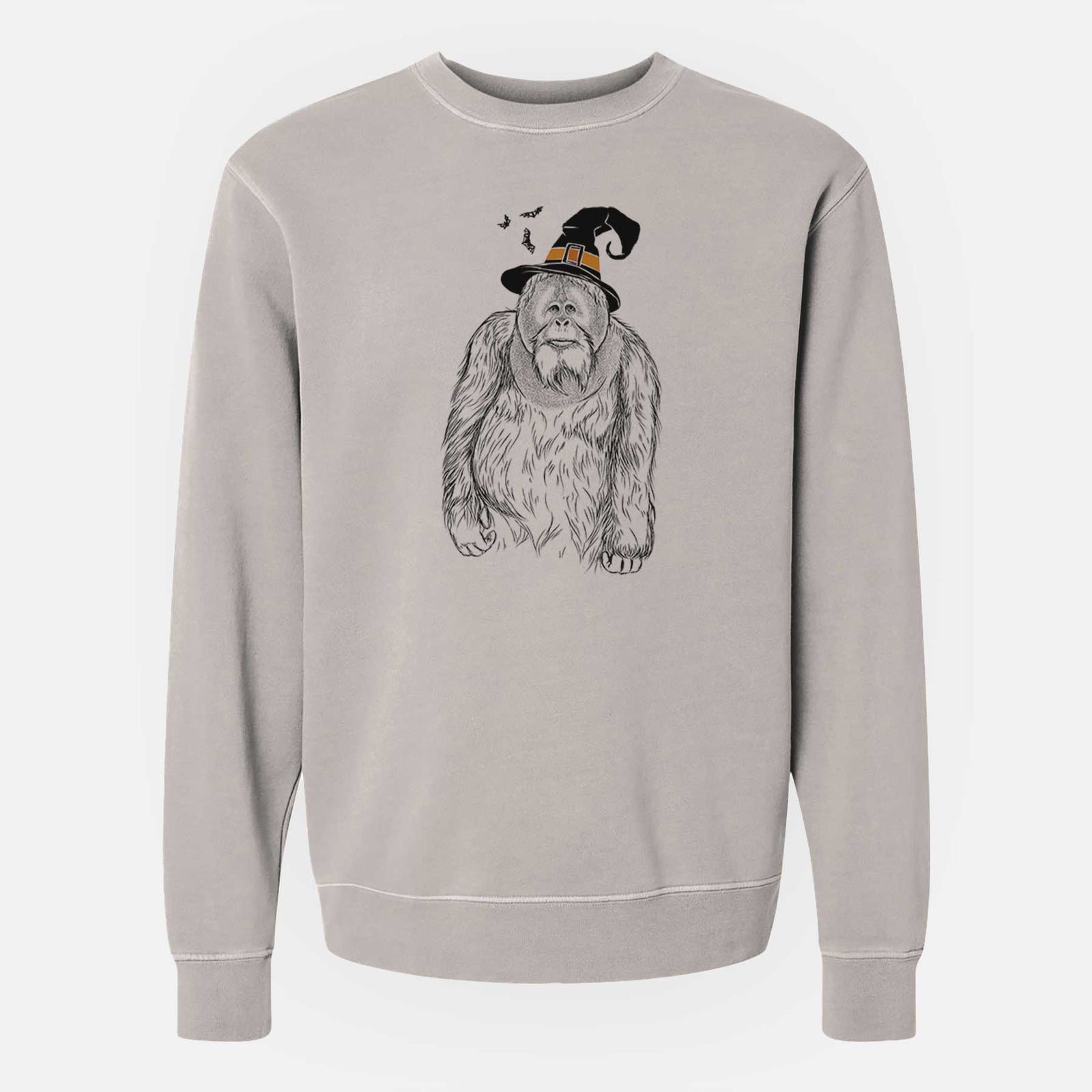 Witch Horace the Male Orangutan - Unisex Pigment Dyed Crew Sweatshirt