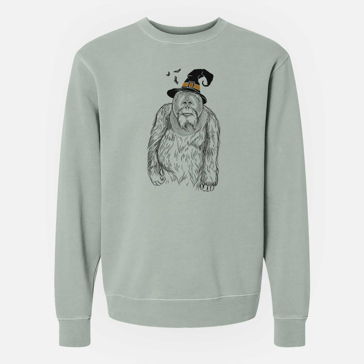 Witch Horace the Male Orangutan - Unisex Pigment Dyed Crew Sweatshirt