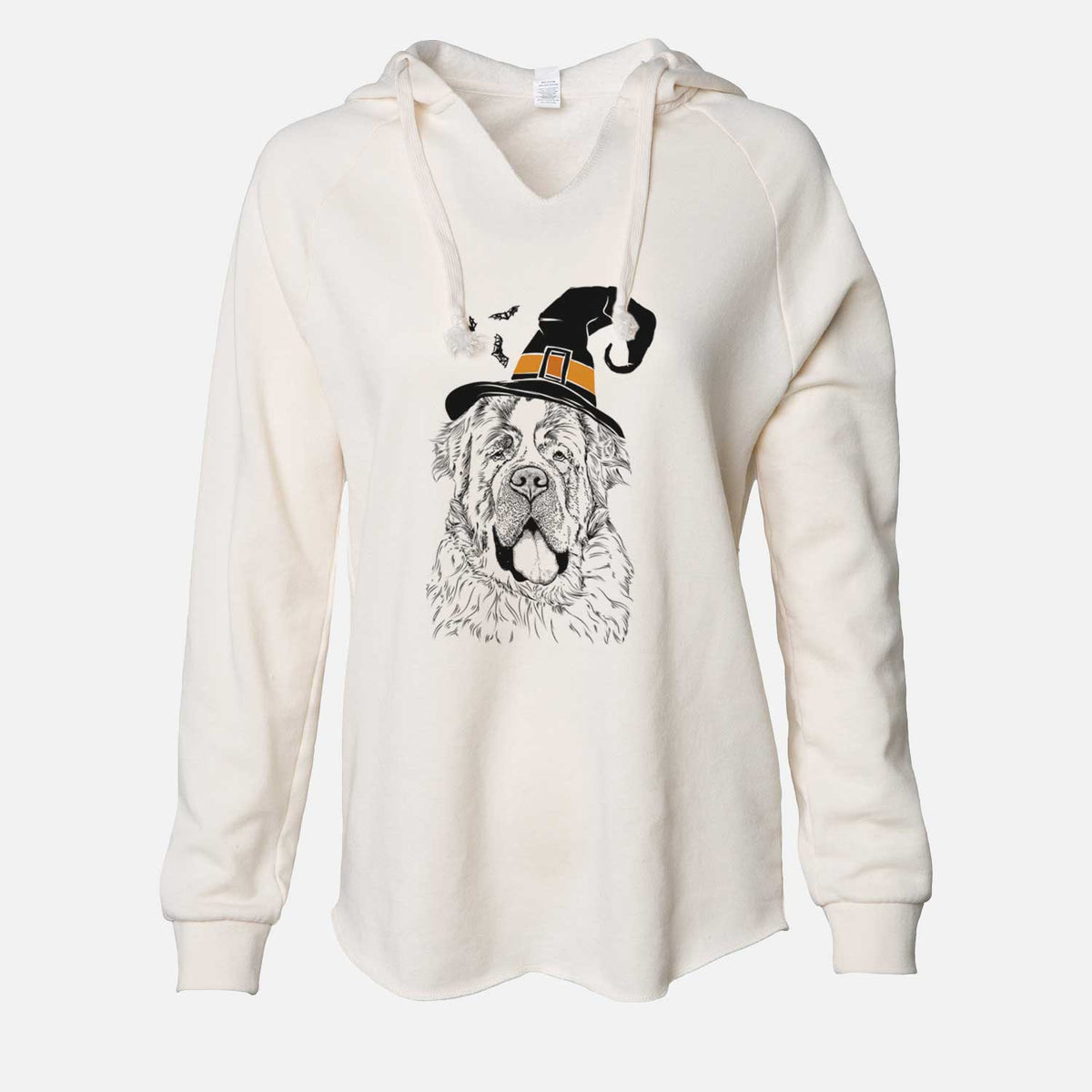 Witch Hoss the Saint Bernard - Cali Wave Hooded Sweatshirt