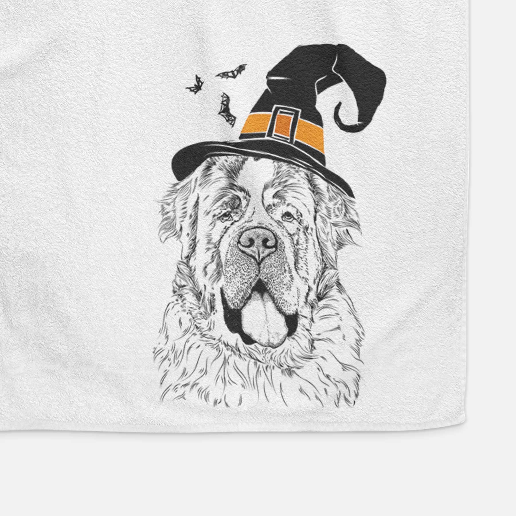 Hoss the Saint Bernard Decorative Hand Towel