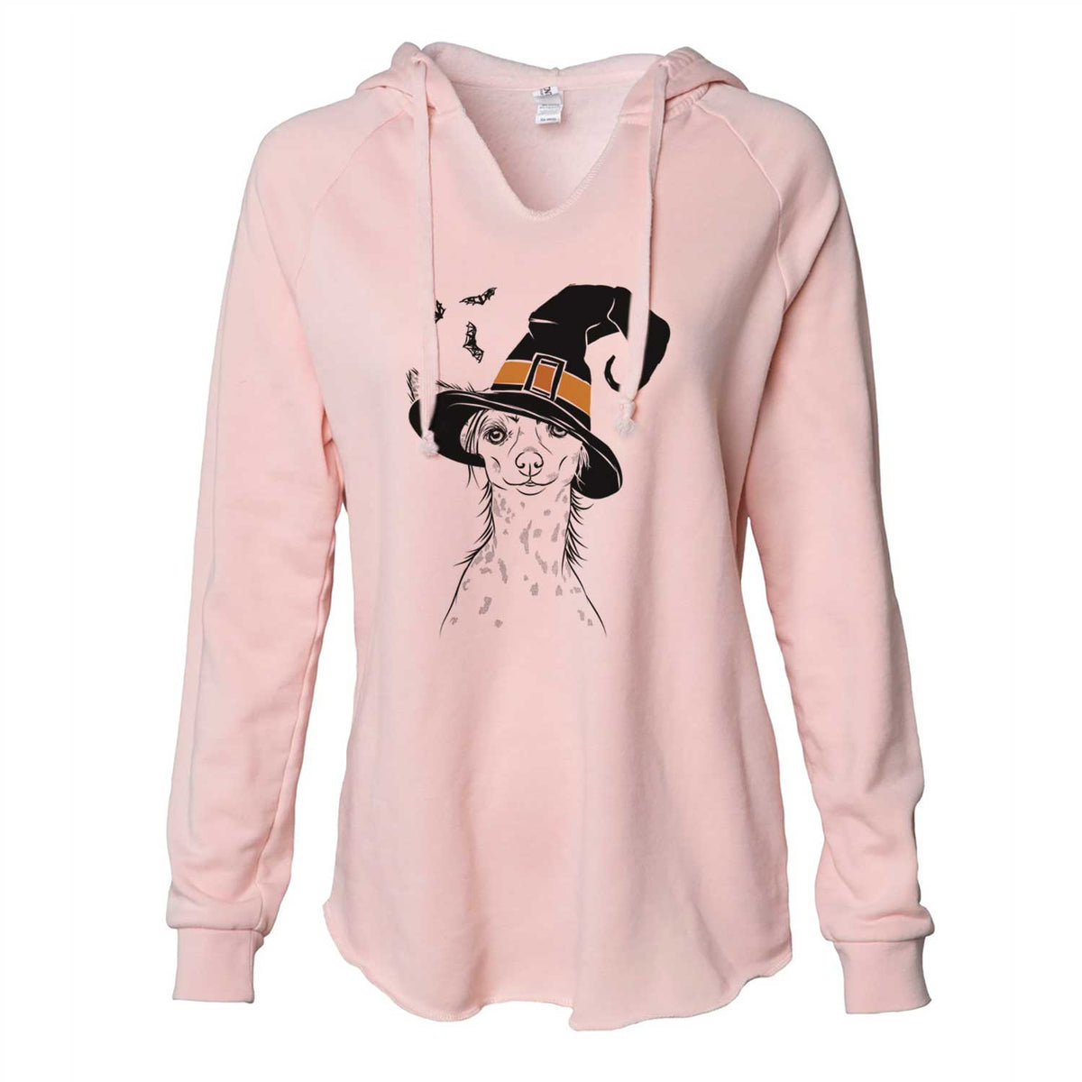 Witch Hudson the Chinese Crested - Cali Wave Hooded Sweatshirt