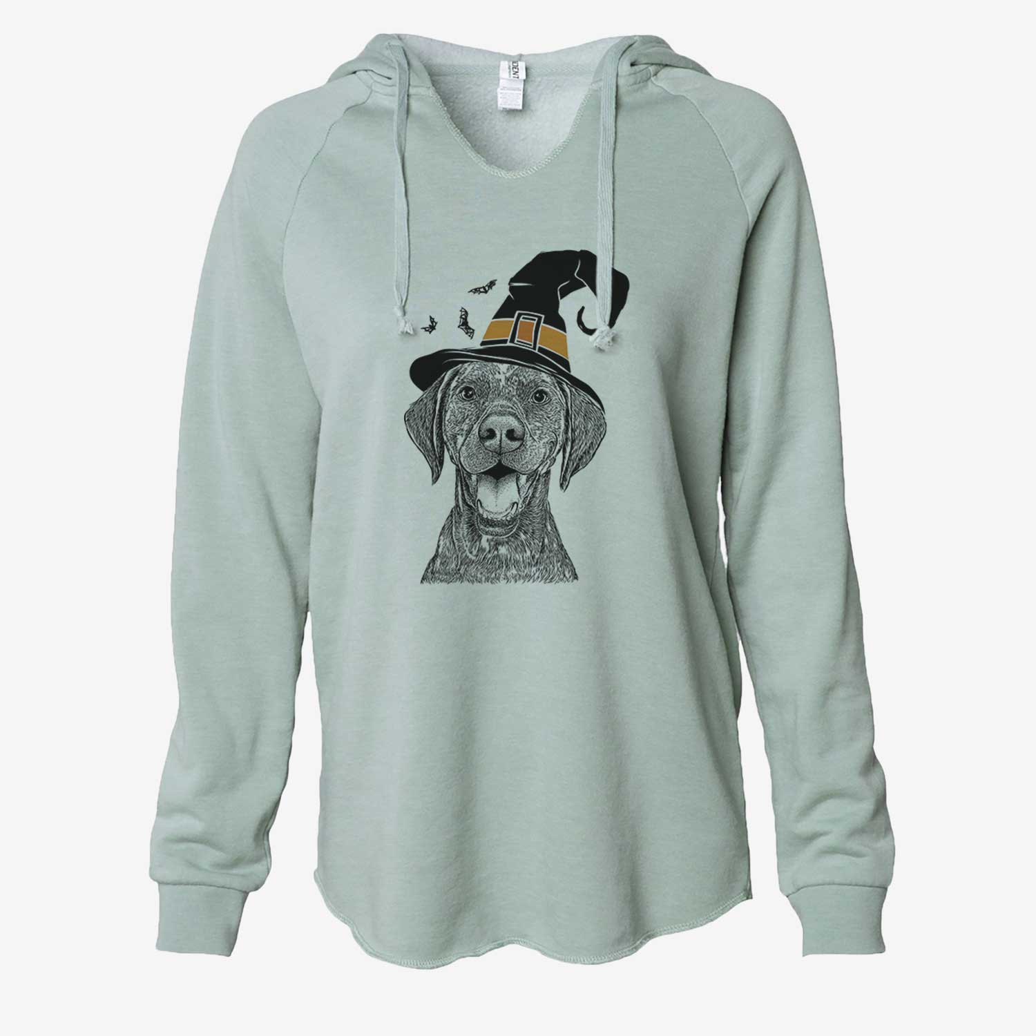 Witch Hudson the German Shorthaired Pointer - Cali Wave Hooded Sweatshirt