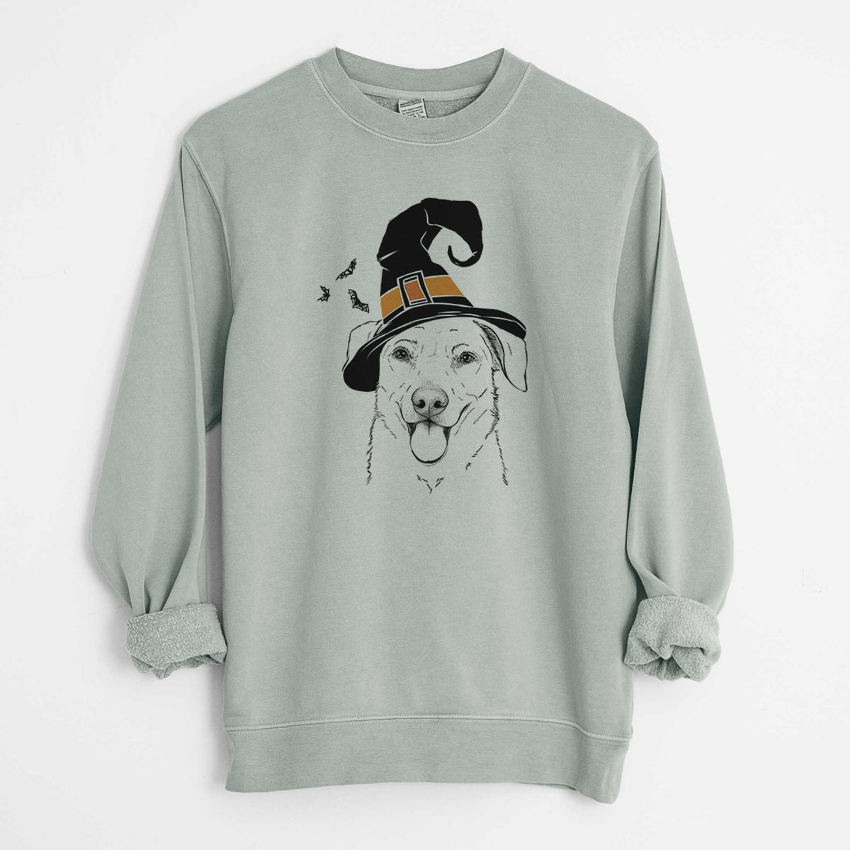 Witch Hudson the Shepherd - Unisex Pigment Dyed Crew Sweatshirt