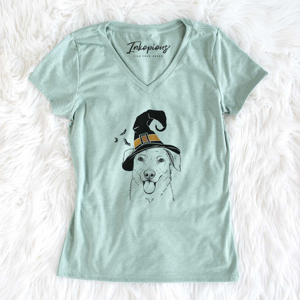 Witch Hudson the Shepherd - Women's V-neck Shirt