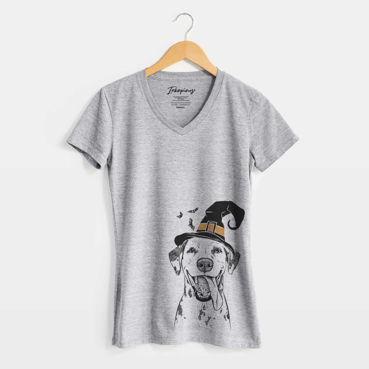 Witch Hydro the Dalmatian - Women's V-neck Shirt
