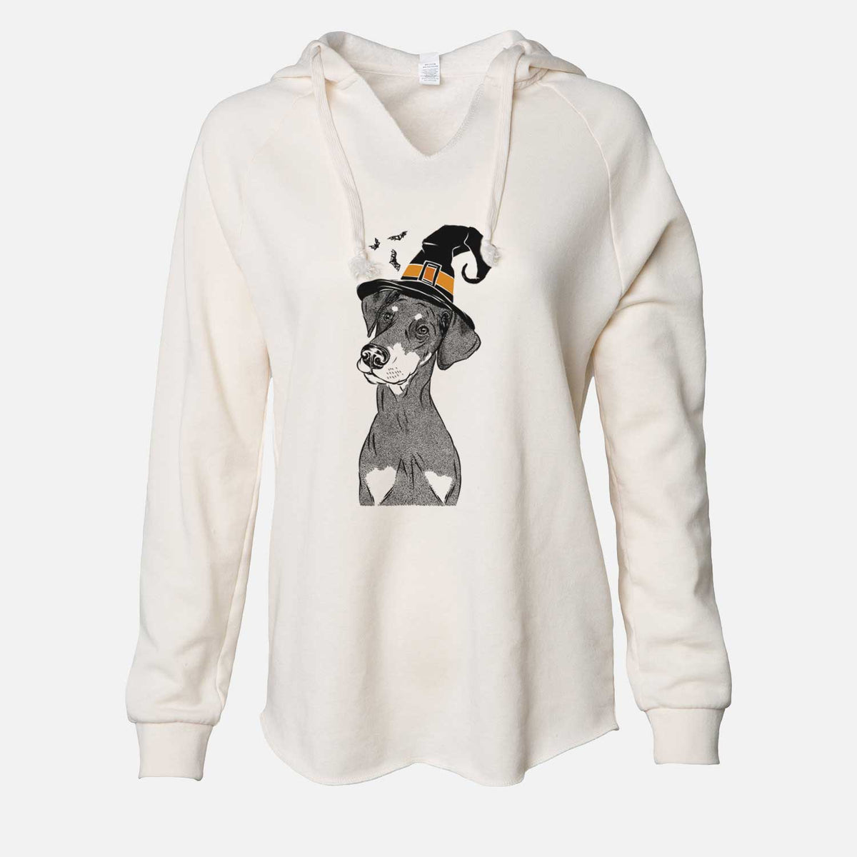 Witch Iroh the Doberman Pinscher - Cali Wave Hooded Sweatshirt