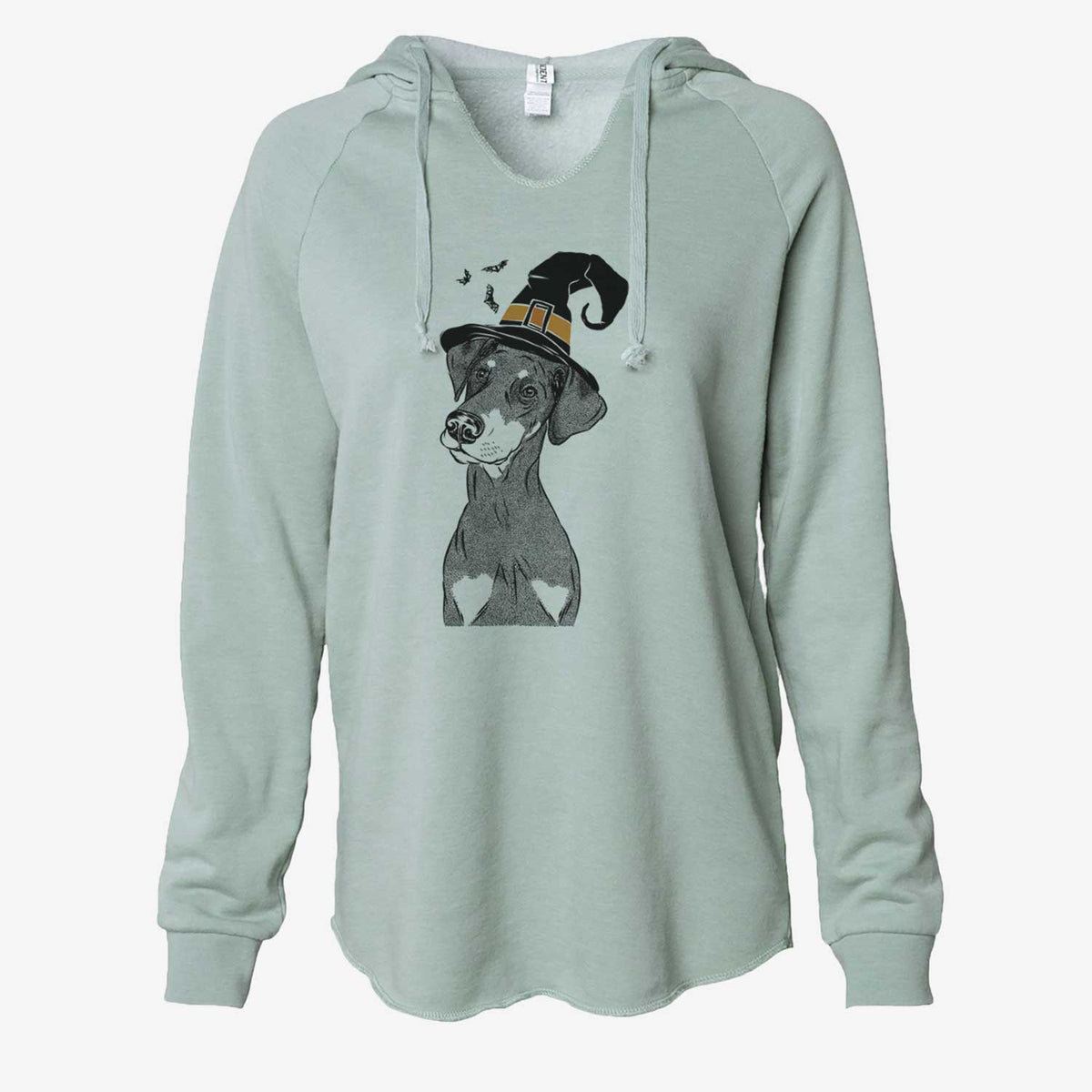 Witch Iroh the Doberman Pinscher - Cali Wave Hooded Sweatshirt