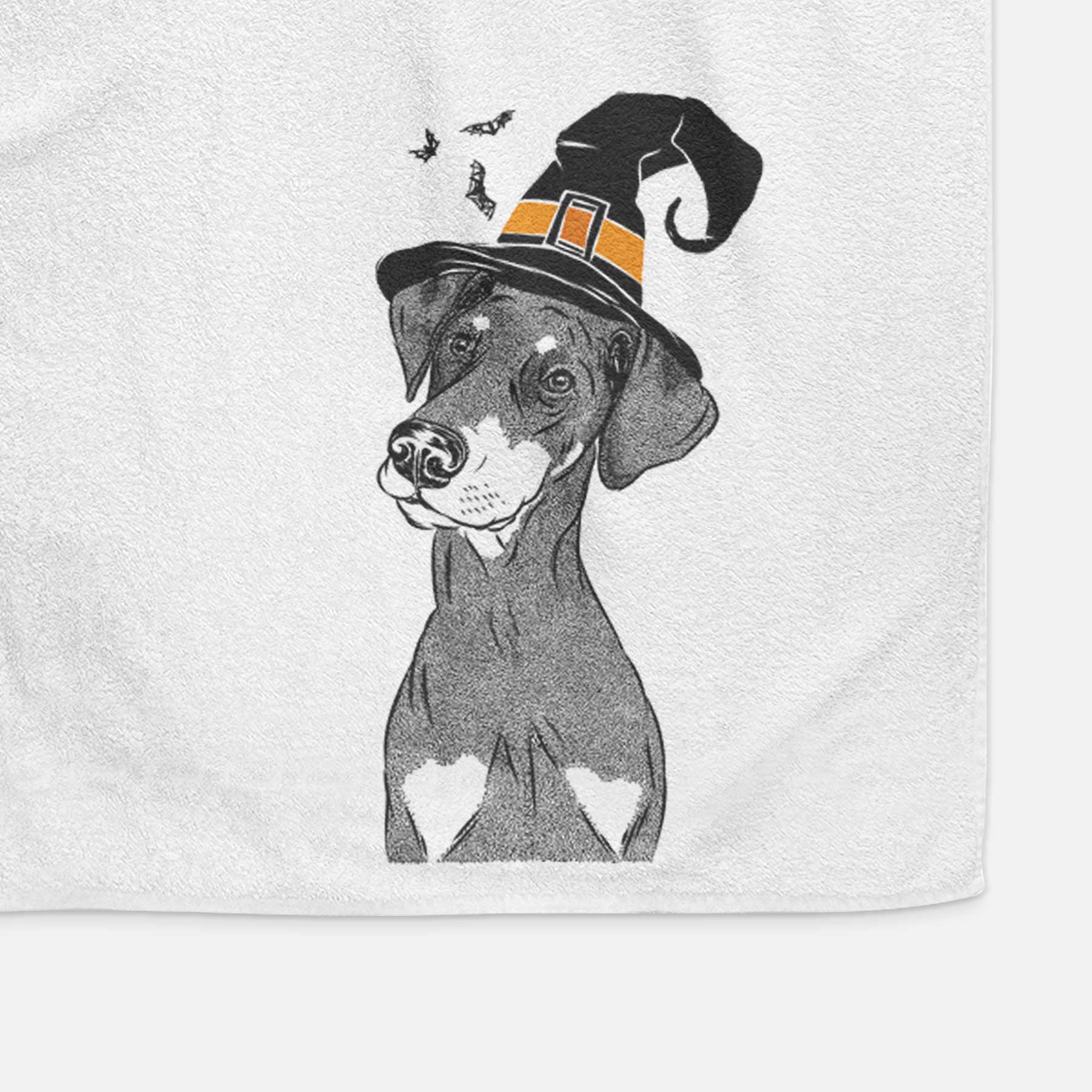 Iroh the Doberman Pinscher Decorative Hand Towel