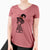 Witch Iroh the Doberman Pinscher - Women's V-neck Shirt