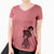 Witch Iroh the Doberman Pinscher - Women's V-neck Shirt