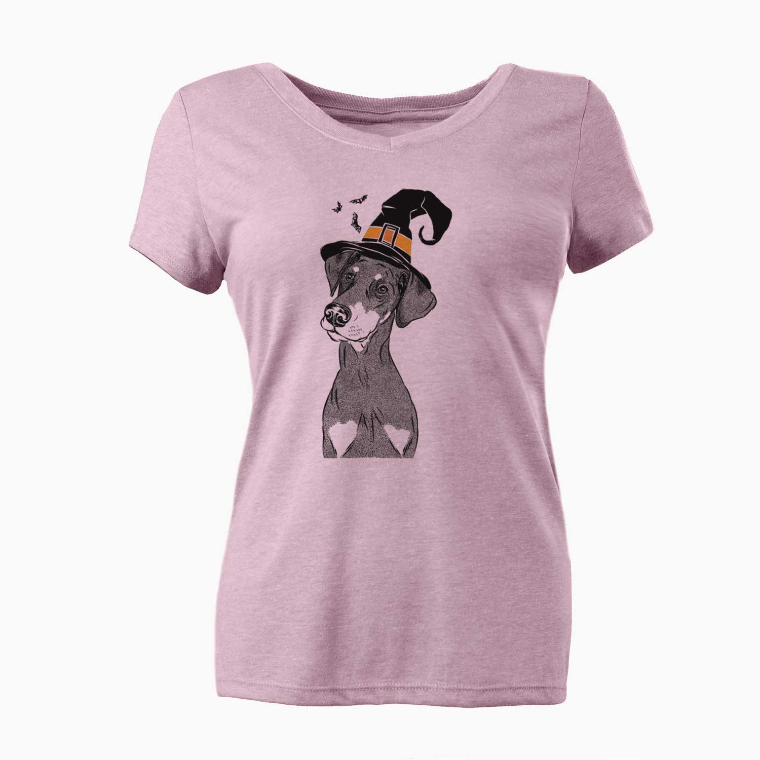 Witch Iroh the Doberman Pinscher - Women's V-neck Shirt