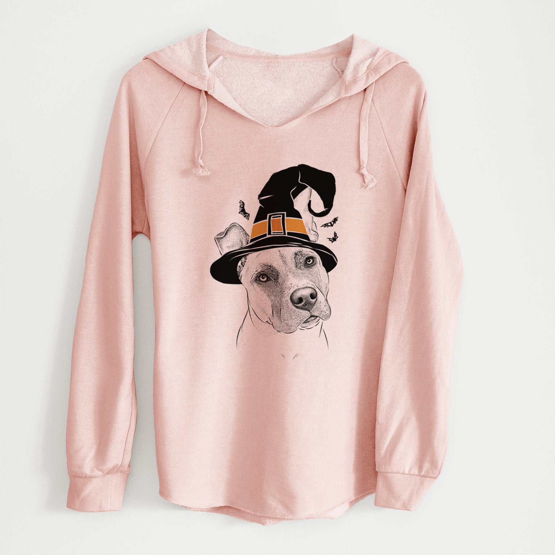 Witch Ivy the Pitbull Mix - Cali Wave Hooded Sweatshirt