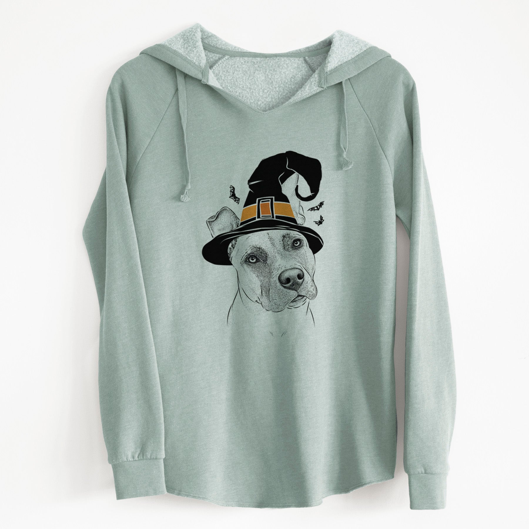 Witch Ivy the Pitbull Mix - Cali Wave Hooded Sweatshirt