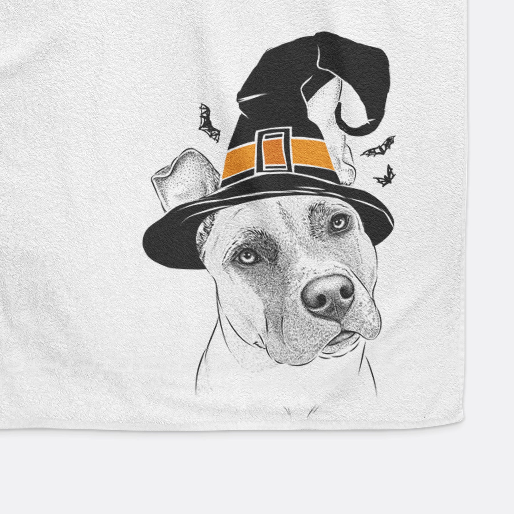 Ivy the Pitbull Mix Decorative Hand Towel