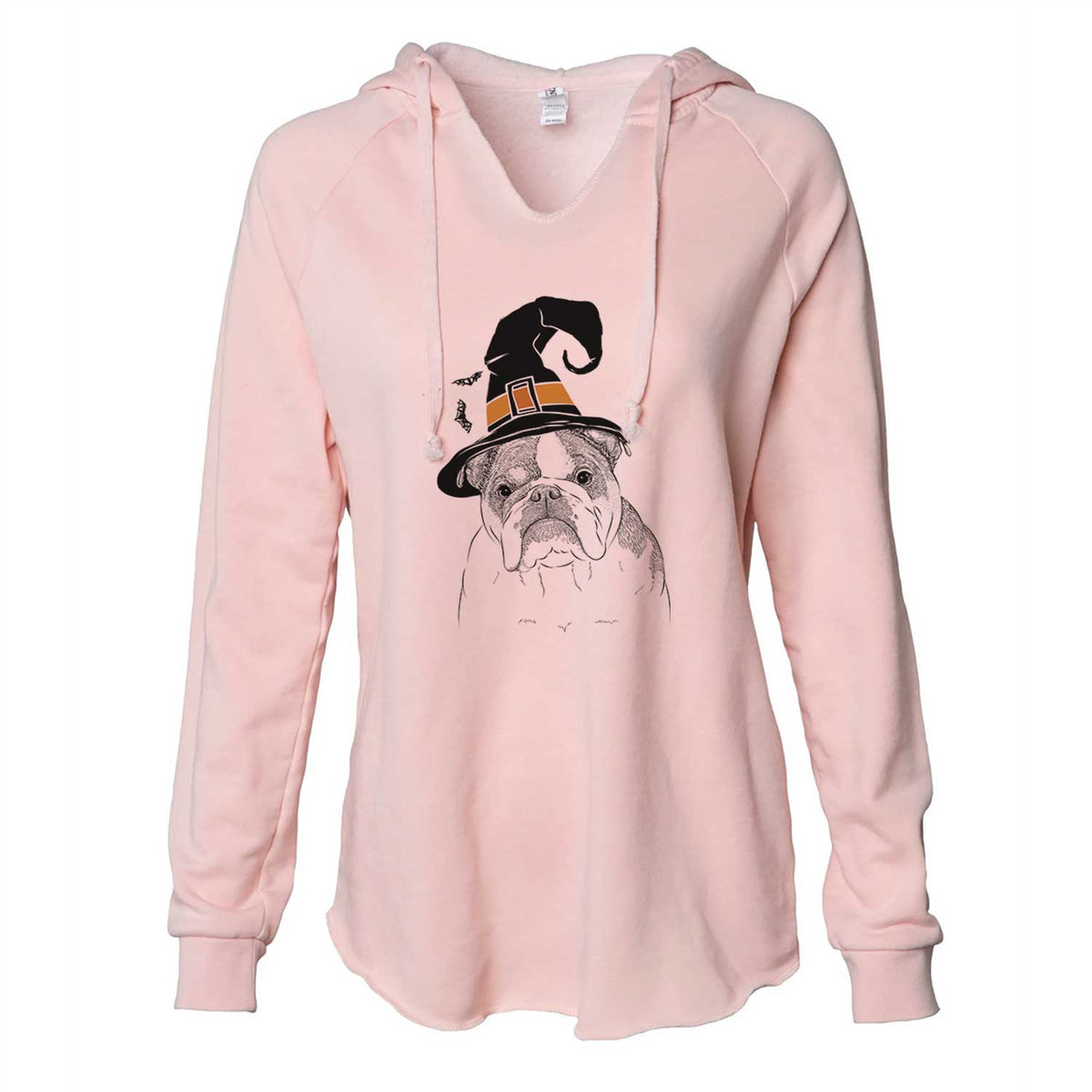 Witch Jack the English Bulldog - Cali Wave Hooded Sweatshirt