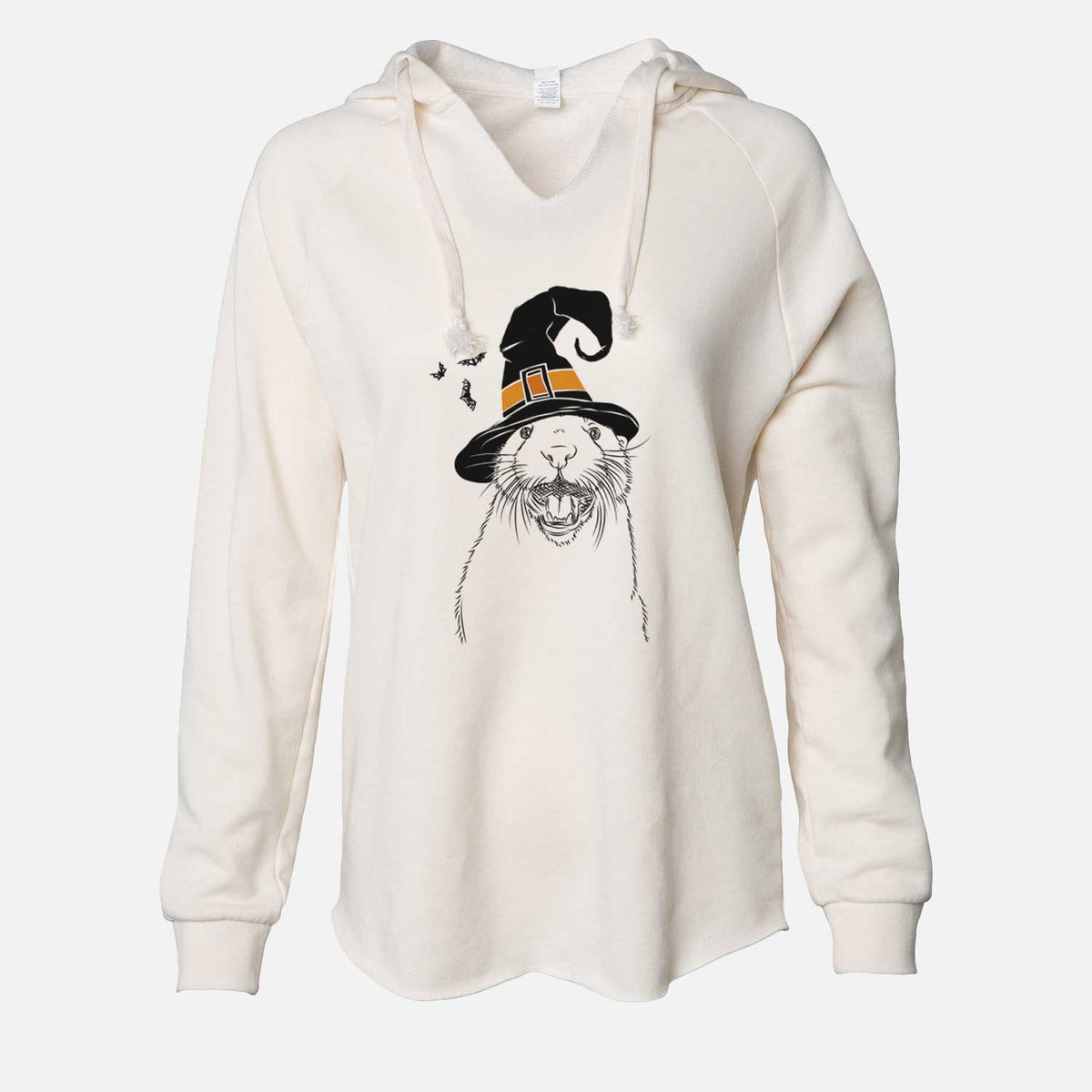 Witch Jasper the River Otter - Cali Wave Hooded Sweatshirt