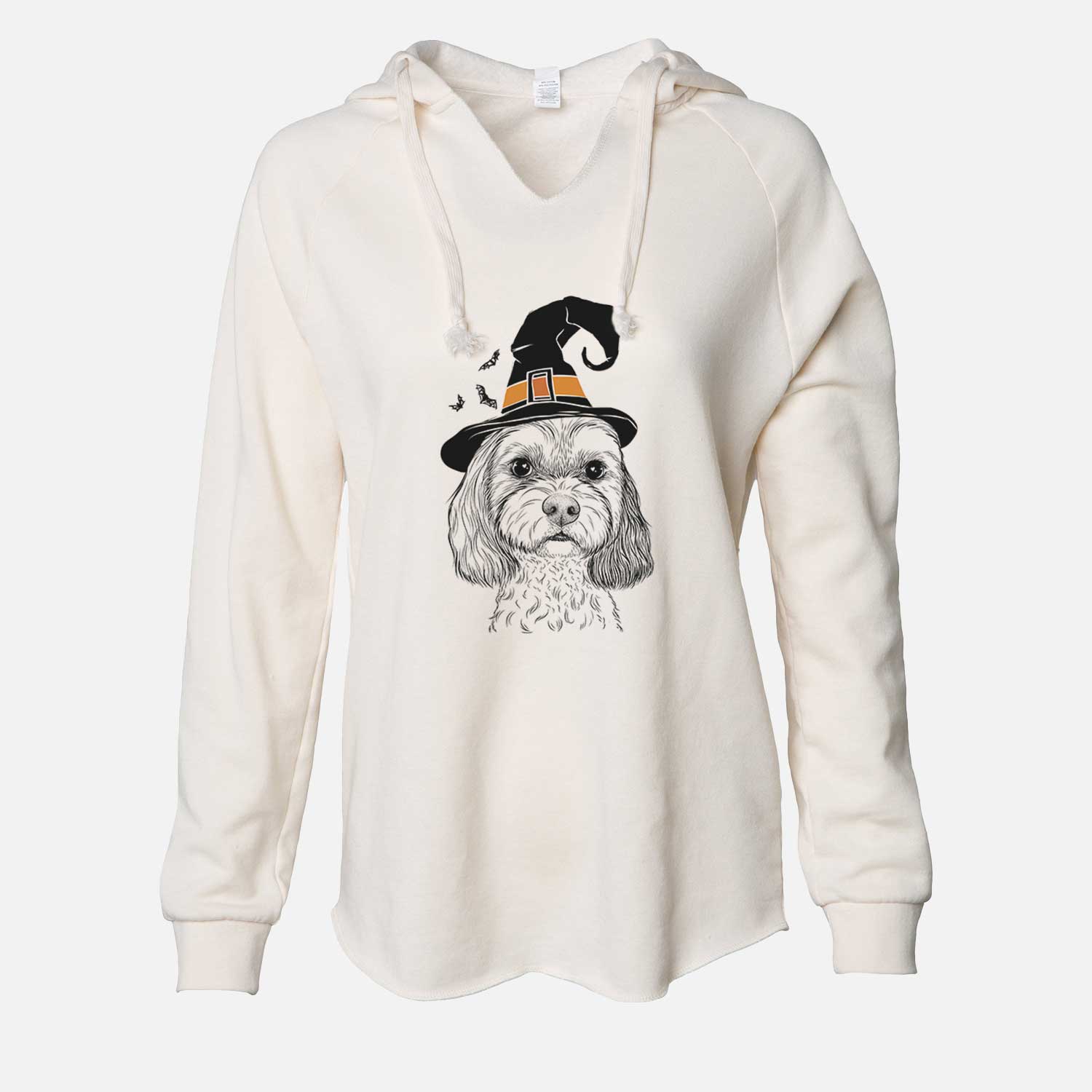 Witch Jasper Diggins the Cavapoo - Cali Wave Hooded Sweatshirt