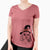 Witch Jasper Diggins the Cavapoo - Women's V-neck Shirt