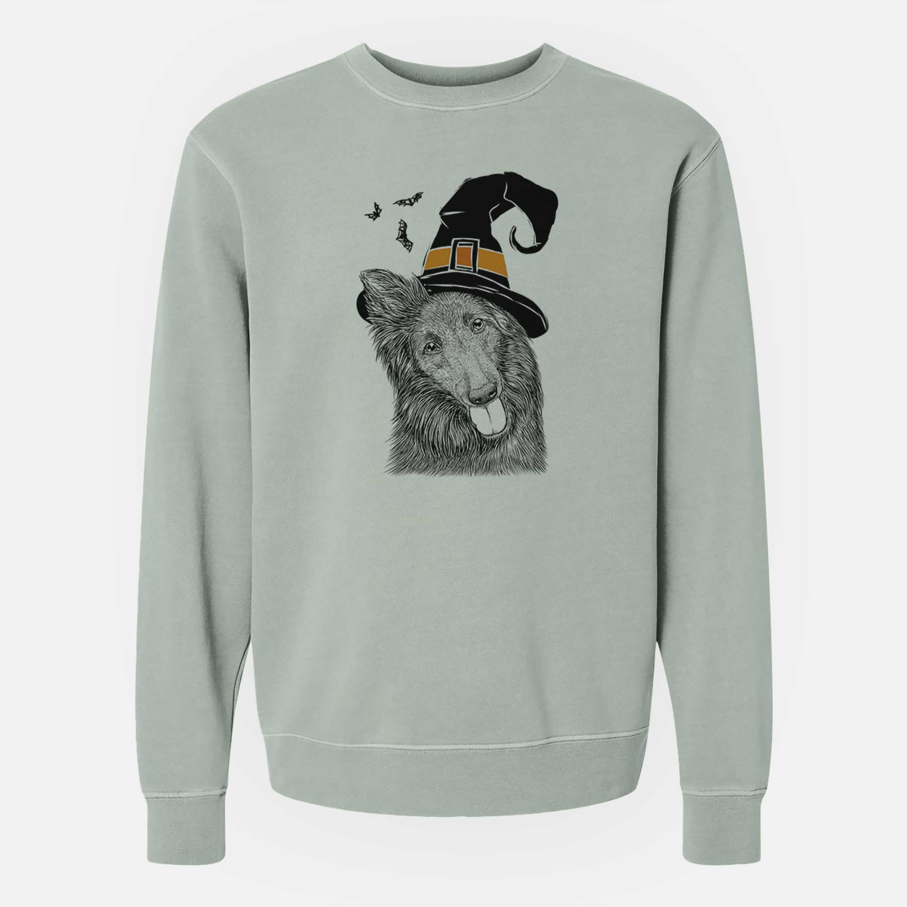 Witch Jaxx the Belgian Tervuren - Unisex Pigment Dyed Crew Sweatshirt