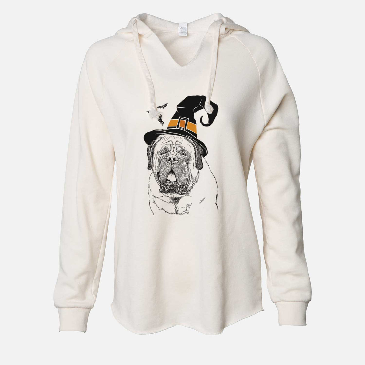 Witch Jed the English Mastiff - Cali Wave Hooded Sweatshirt