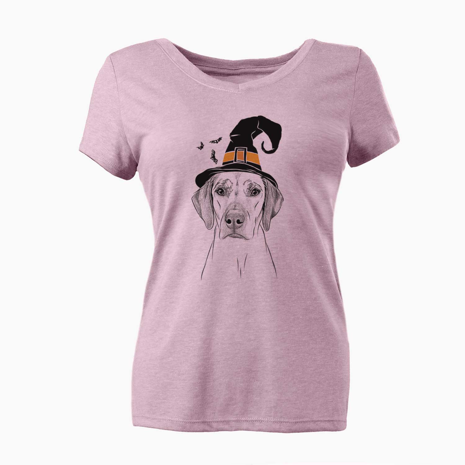 Witch Jenga the Rhodesian Ridgeback - Women's V-neck Shirt