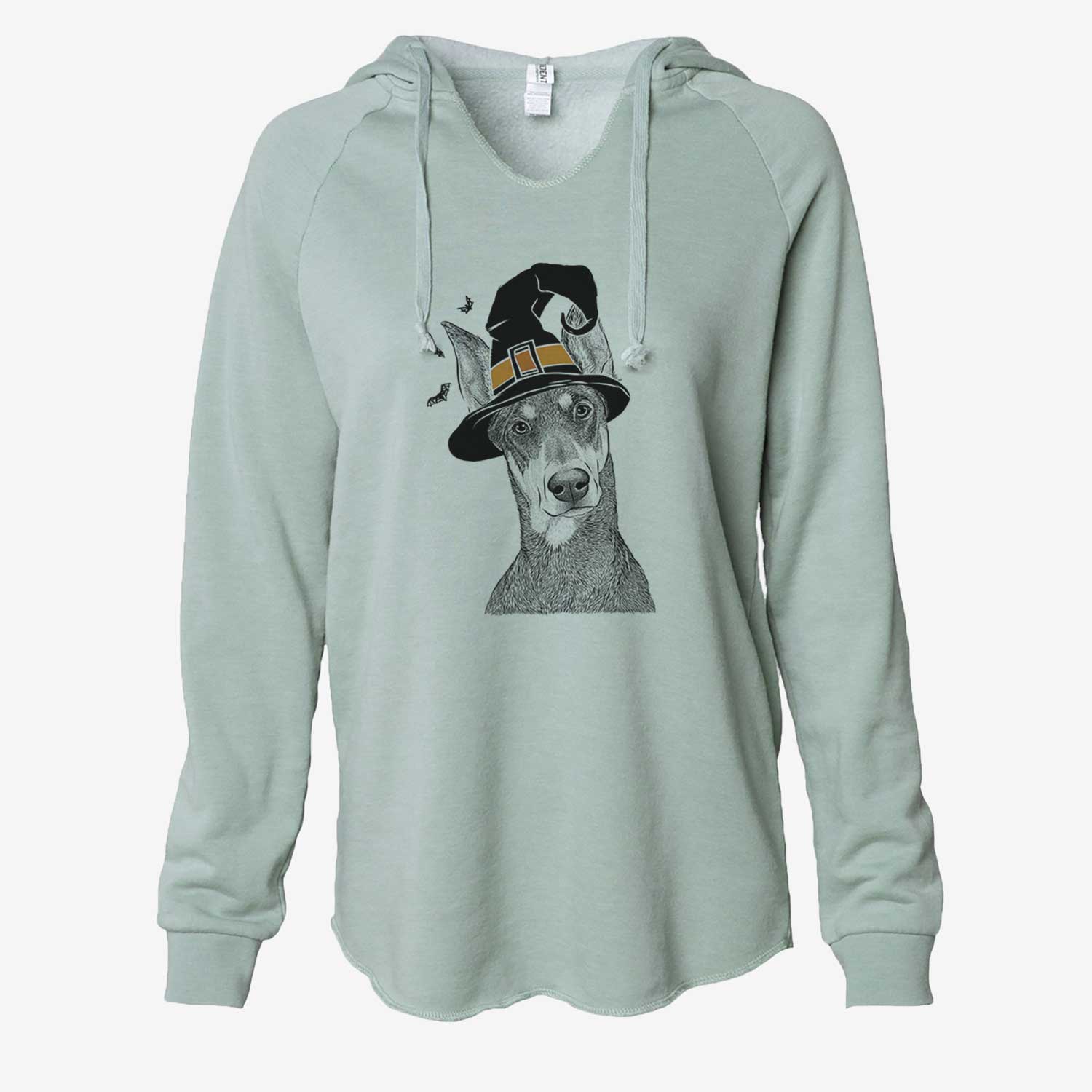 Witch Jenna the Doberman Pinscher - Cali Wave Hooded Sweatshirt