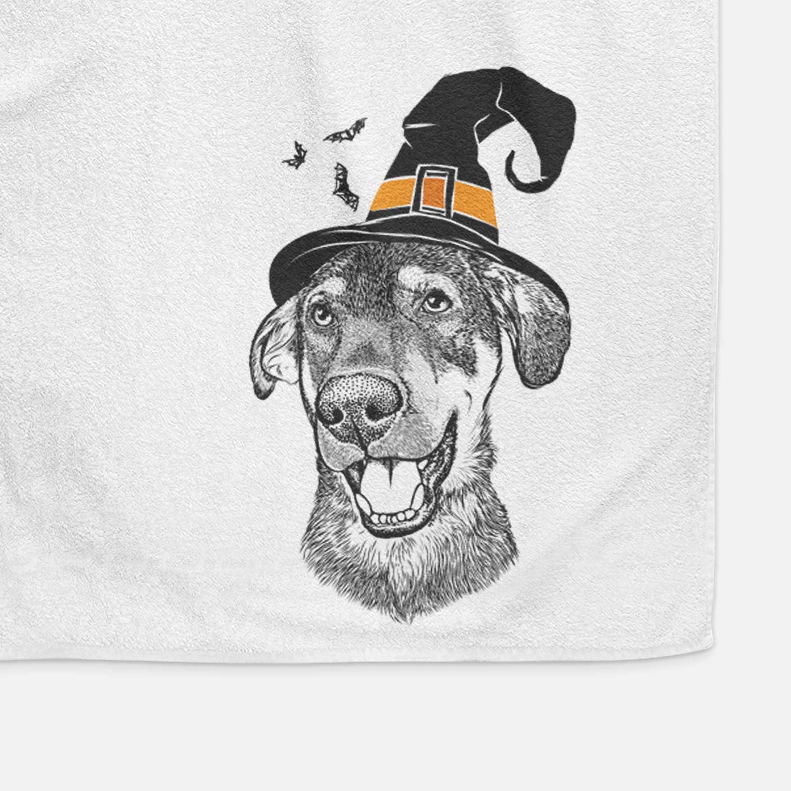 Jet the Mixed Breed Decorative Hand Towel