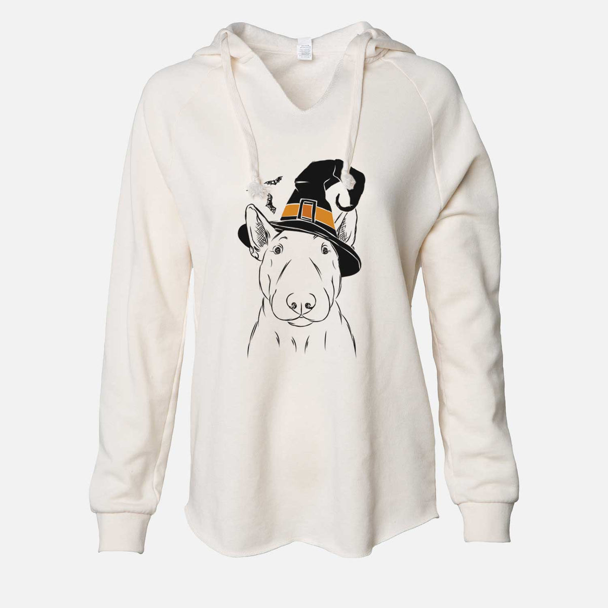 Witch Jett the Bull Terrier - Cali Wave Hooded Sweatshirt