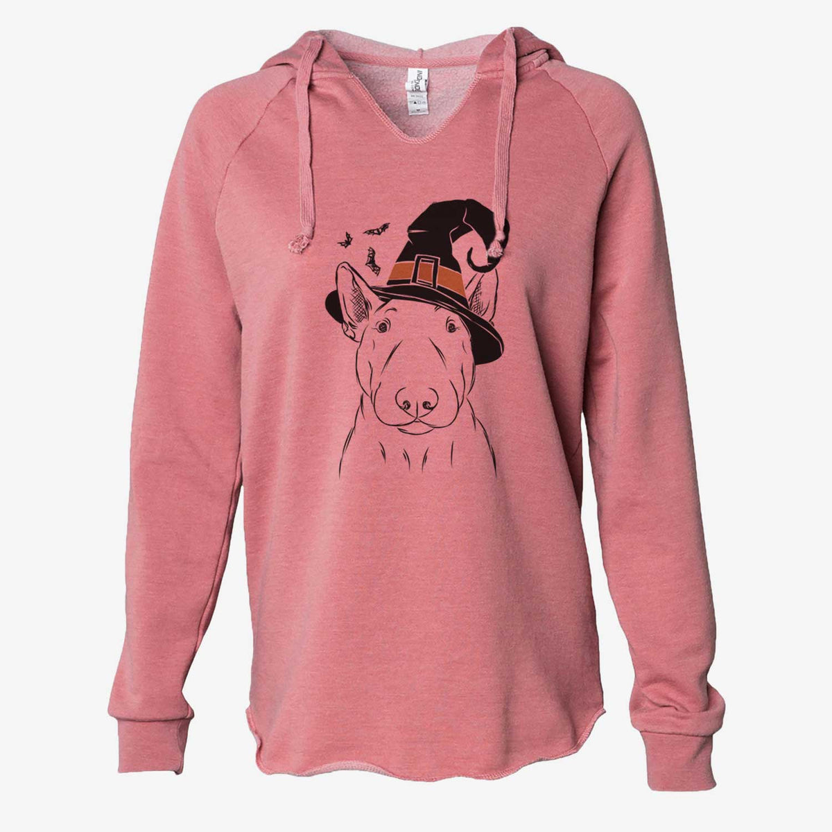 Witch Jett the Bull Terrier - Cali Wave Hooded Sweatshirt
