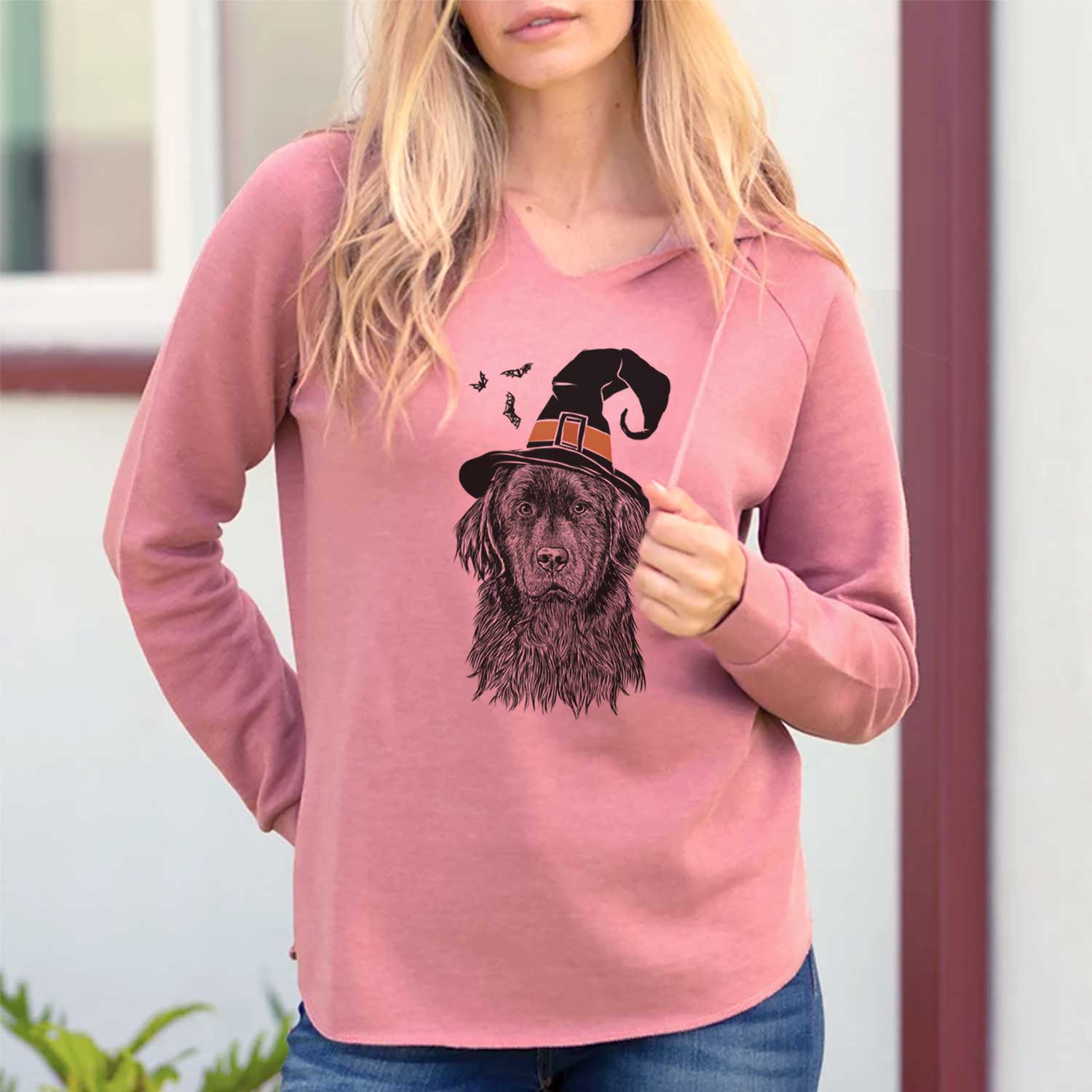 Witch Jinx the Newfoundland - Cali Wave Hooded Sweatshirt