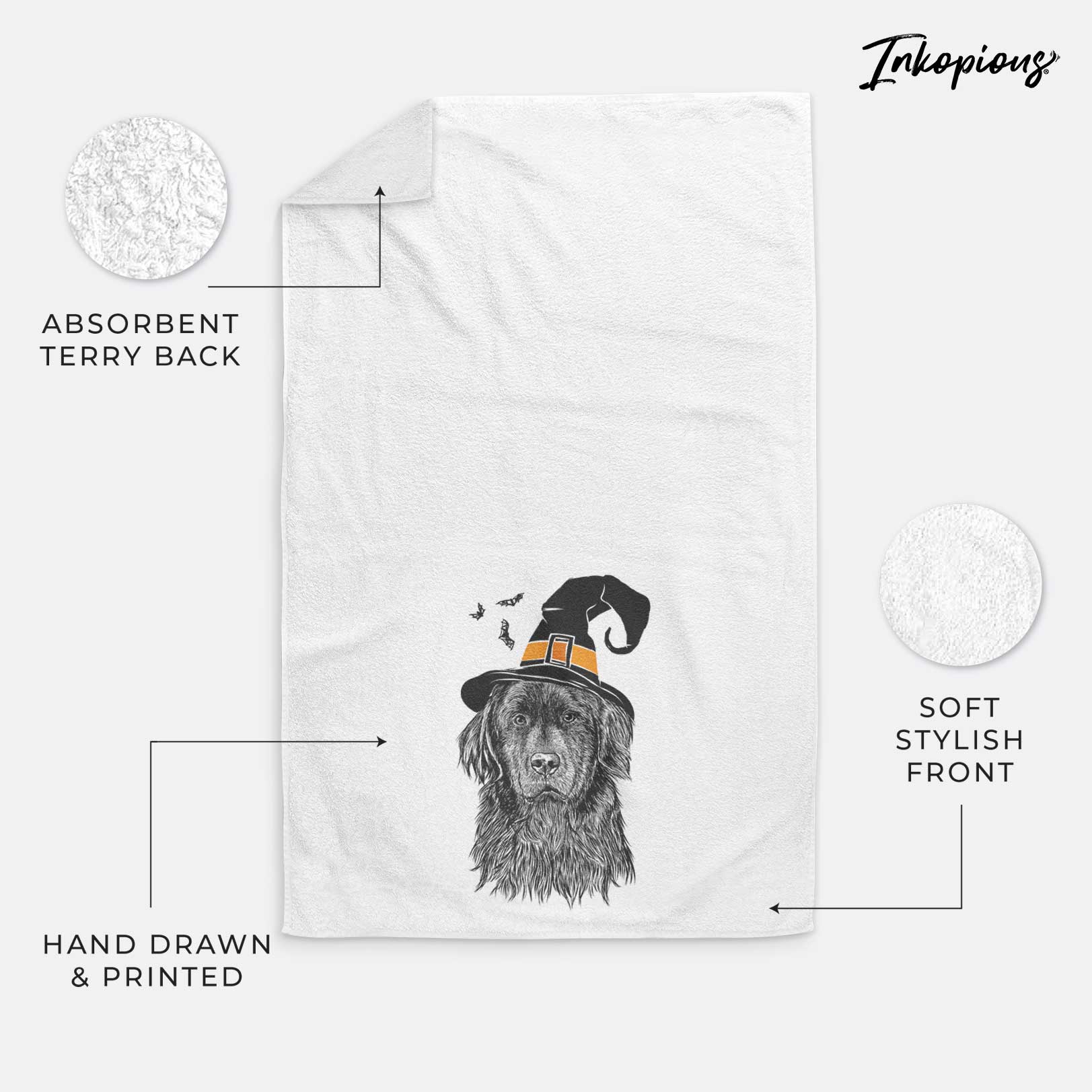 Jinx the Newfoundland Decorative Hand Towel