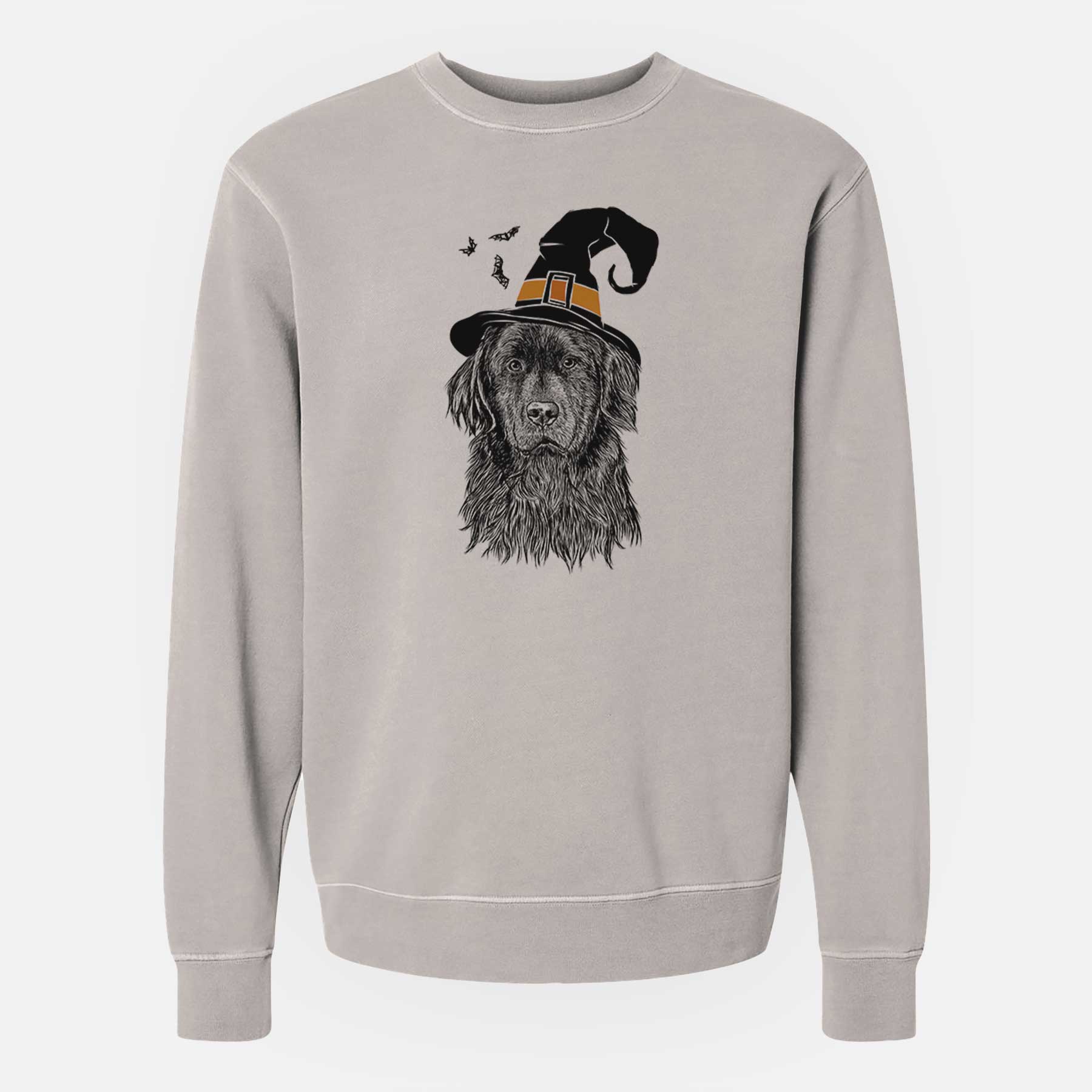 Witch Jinx the Newfoundland - Unisex Pigment Dyed Crew Sweatshirt