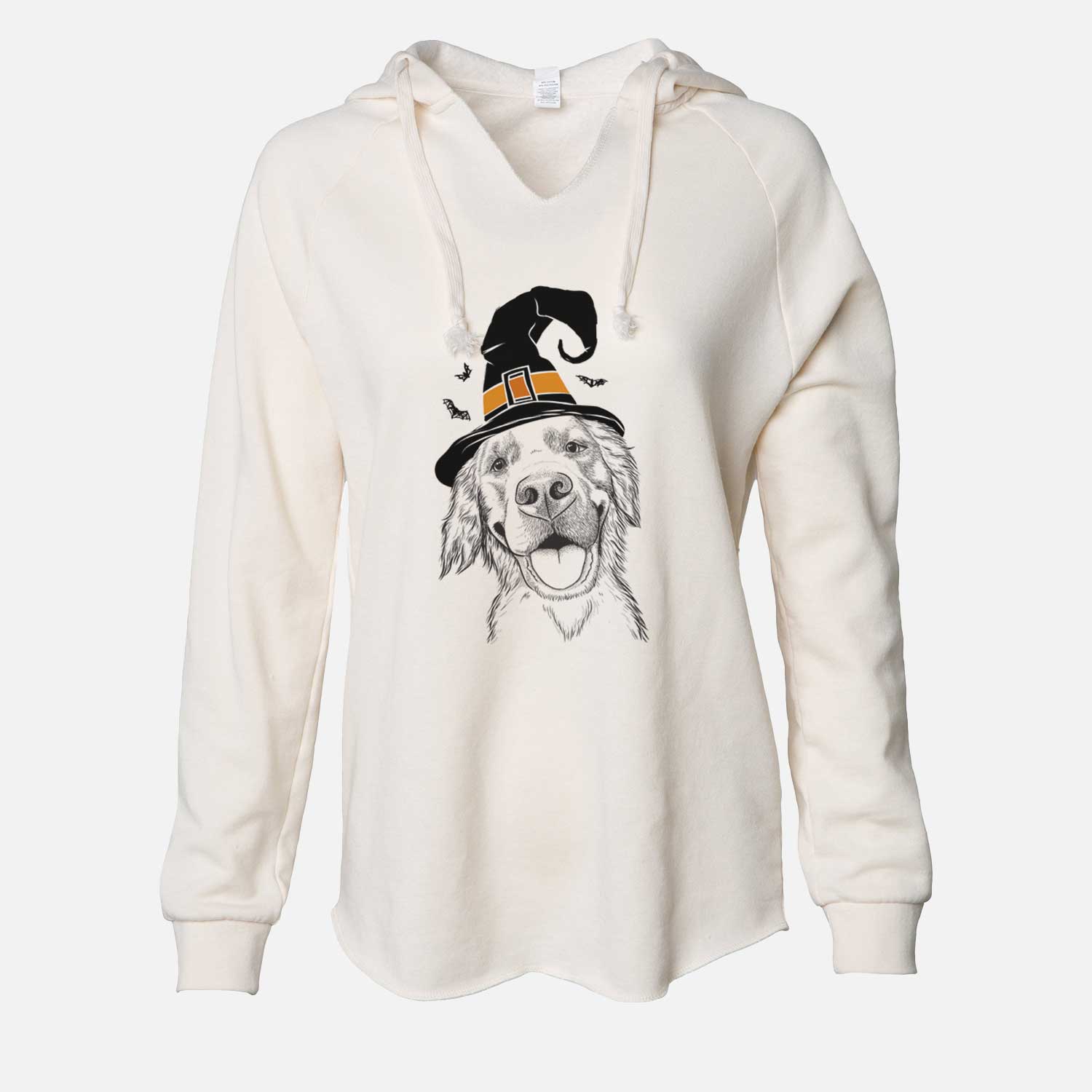 Witch Jordy the Golden Retriever - Cali Wave Hooded Sweatshirt