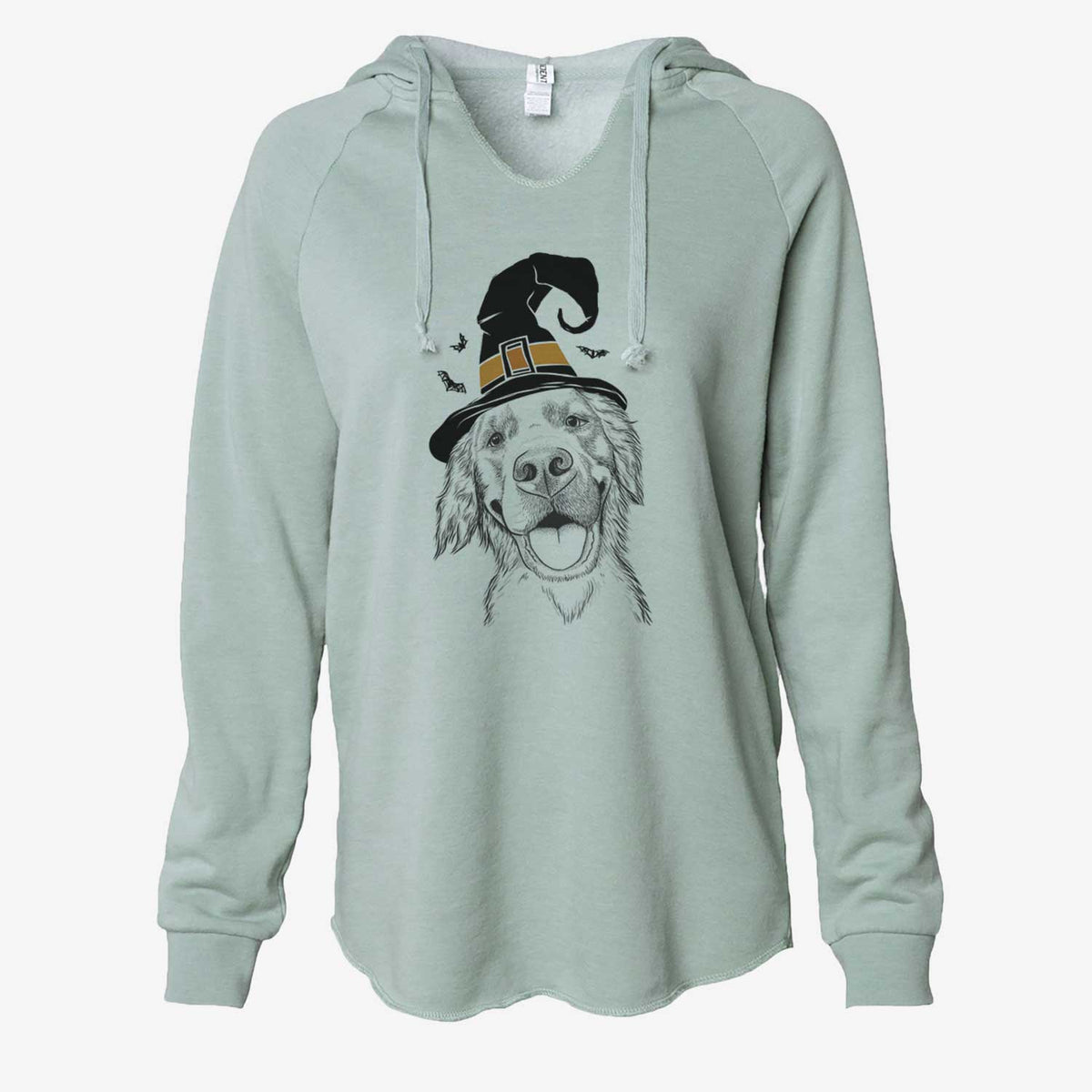 Witch Jordy the Golden Retriever - Cali Wave Hooded Sweatshirt