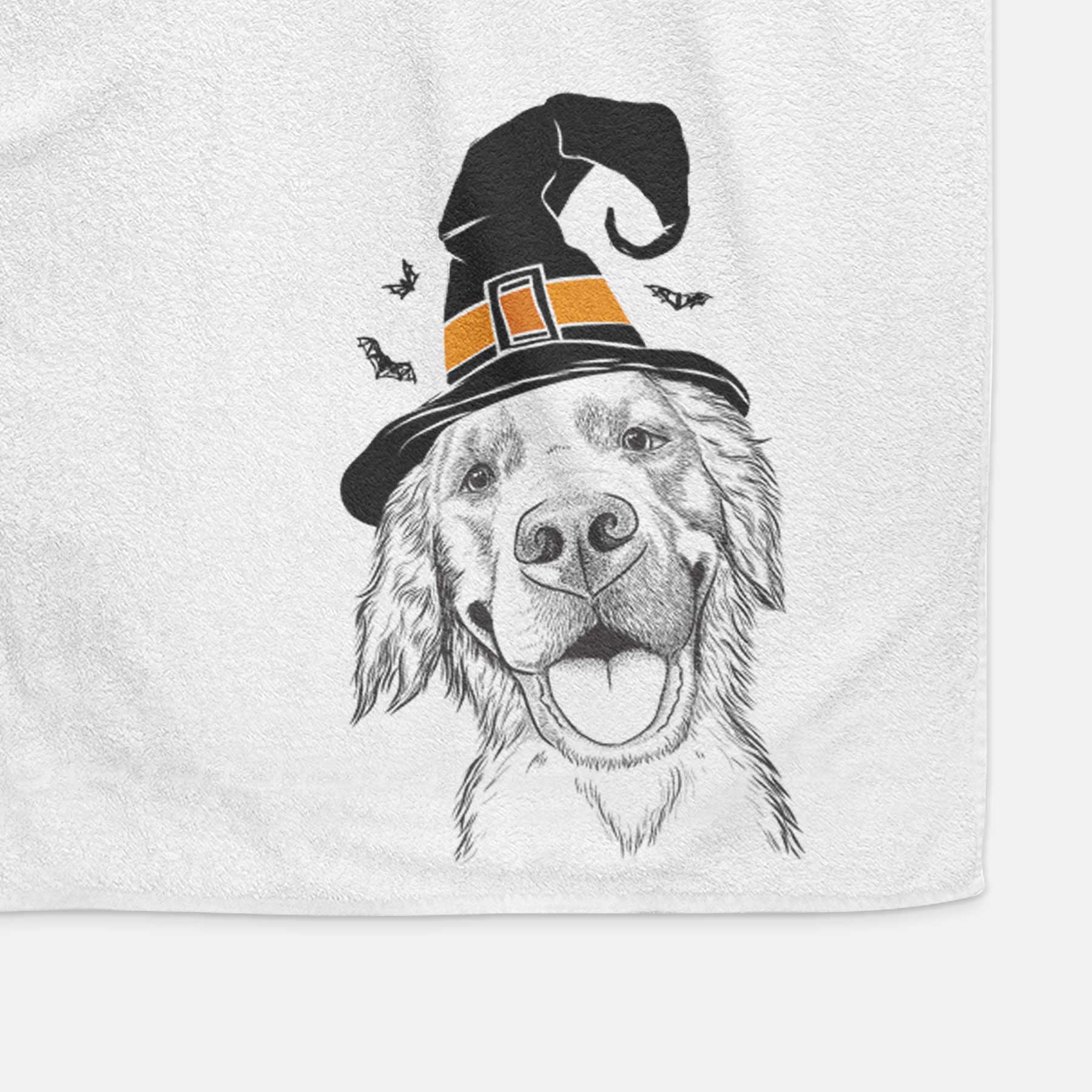 Jordy the Golden Retriever Decorative Hand Towel