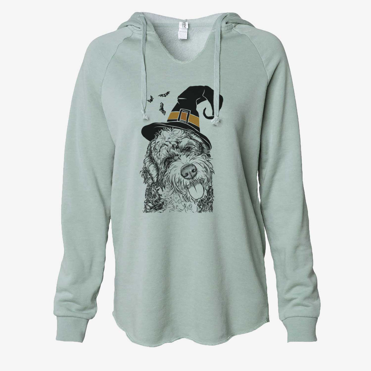 Witch Kaci the Bernedoodle - Cali Wave Hooded Sweatshirt