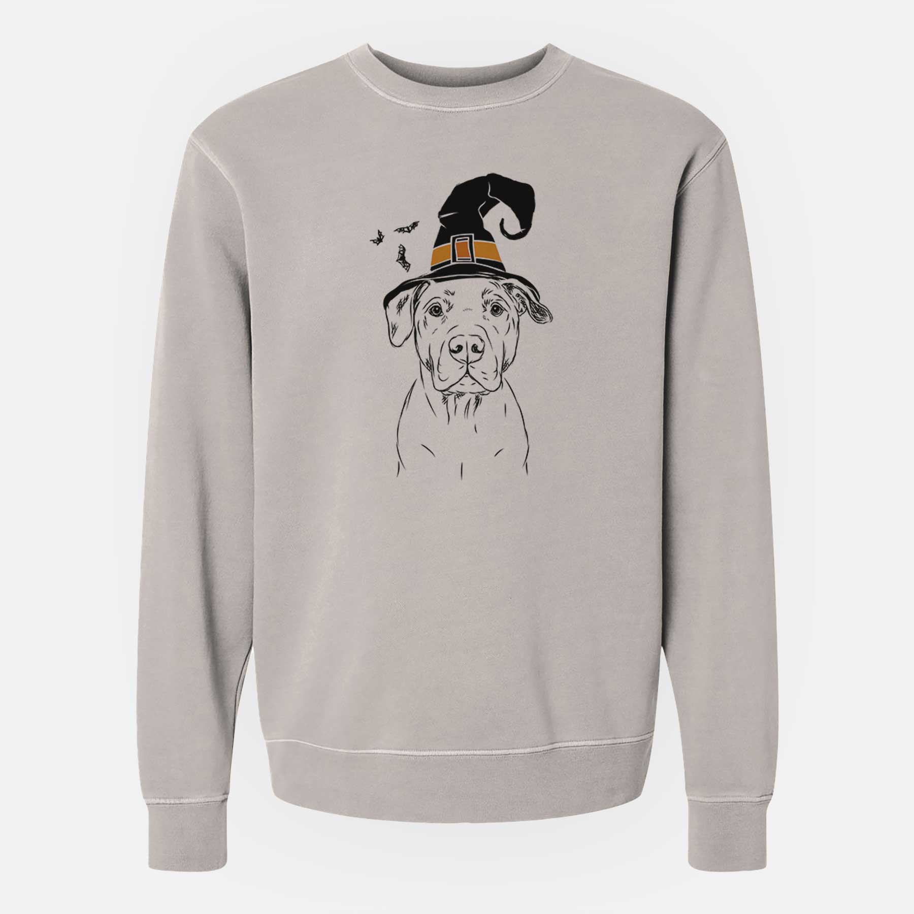 Witch Kadin the Pitbull - Unisex Pigment Dyed Crew Sweatshirt