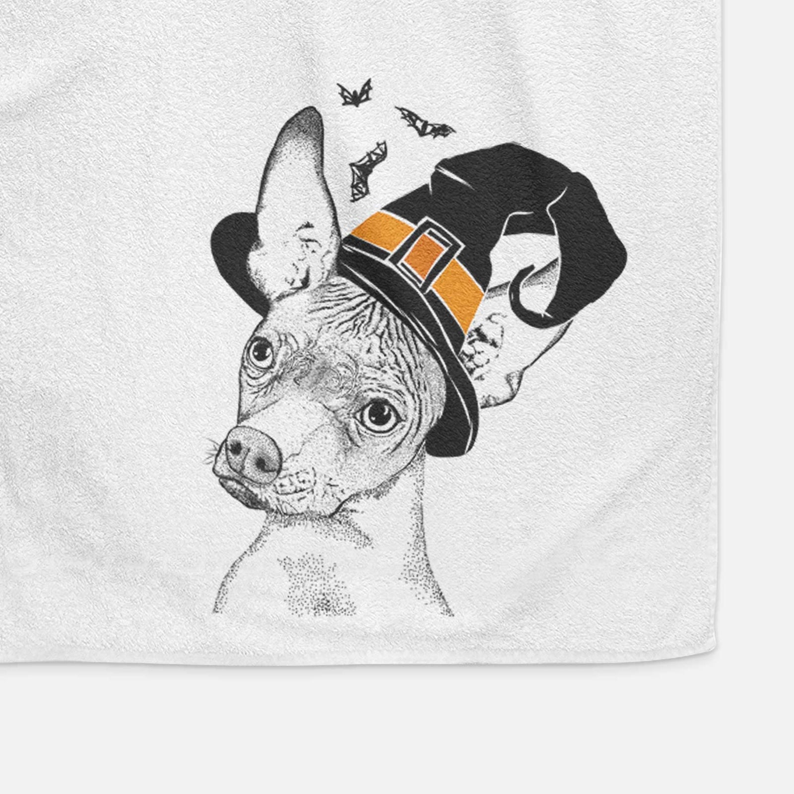 Kahlo the Xoloitzcuintli Decorative Hand Towel